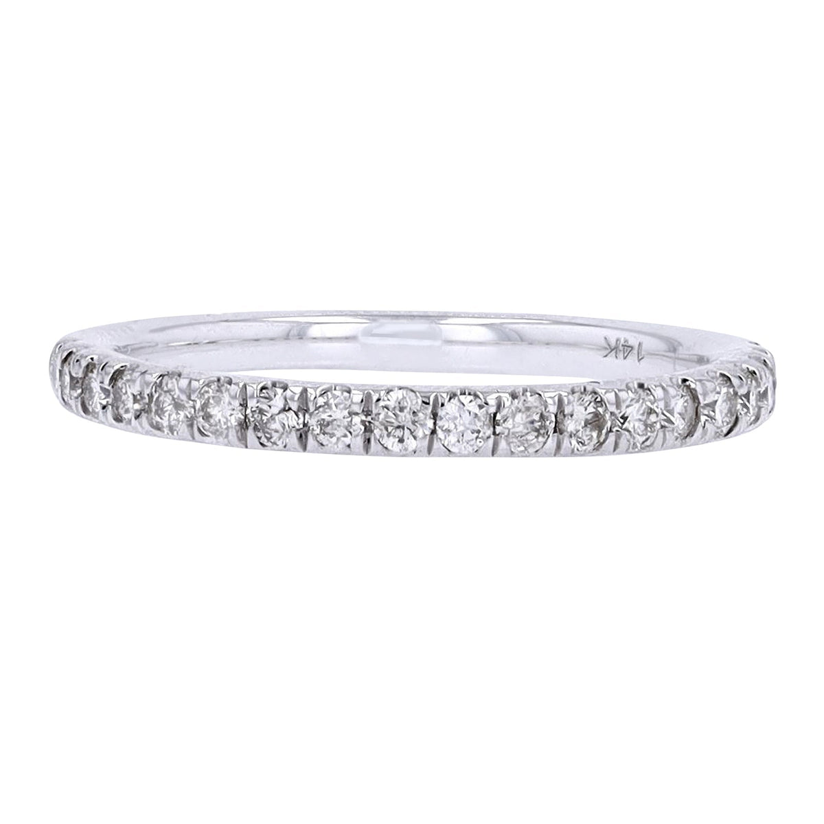14K Diamond Wedding Band<p><strong>More Colors Available</p></strong>