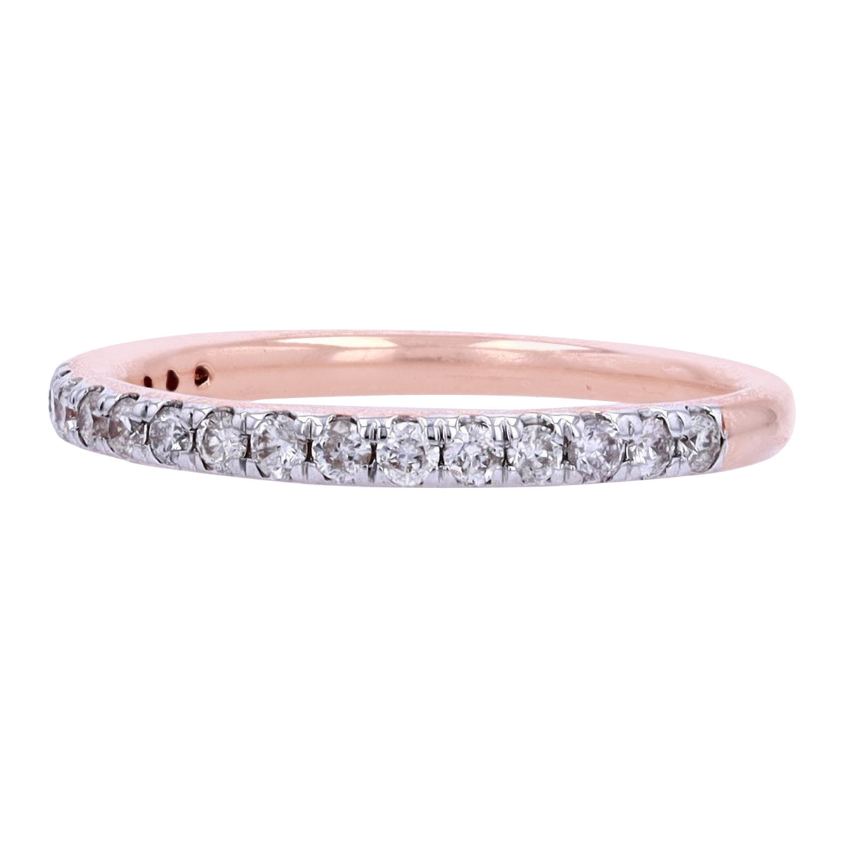14K Diamond Wedding Band<p><strong>More Colors Available</p></strong>