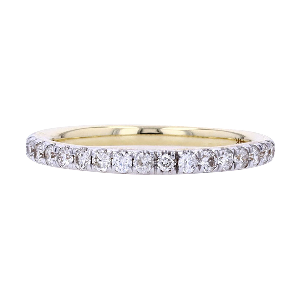 14K Diamond Wedding Band<p><strong>More Colors Available</p></strong>