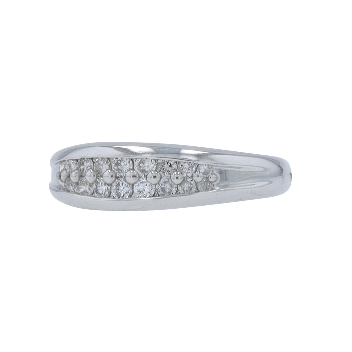 PT900 0.30 CT Diamond Cluster Band