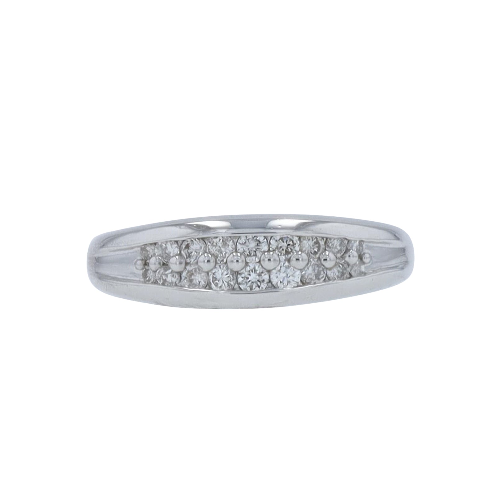PT900 0.30 CT Diamond Cluster Band