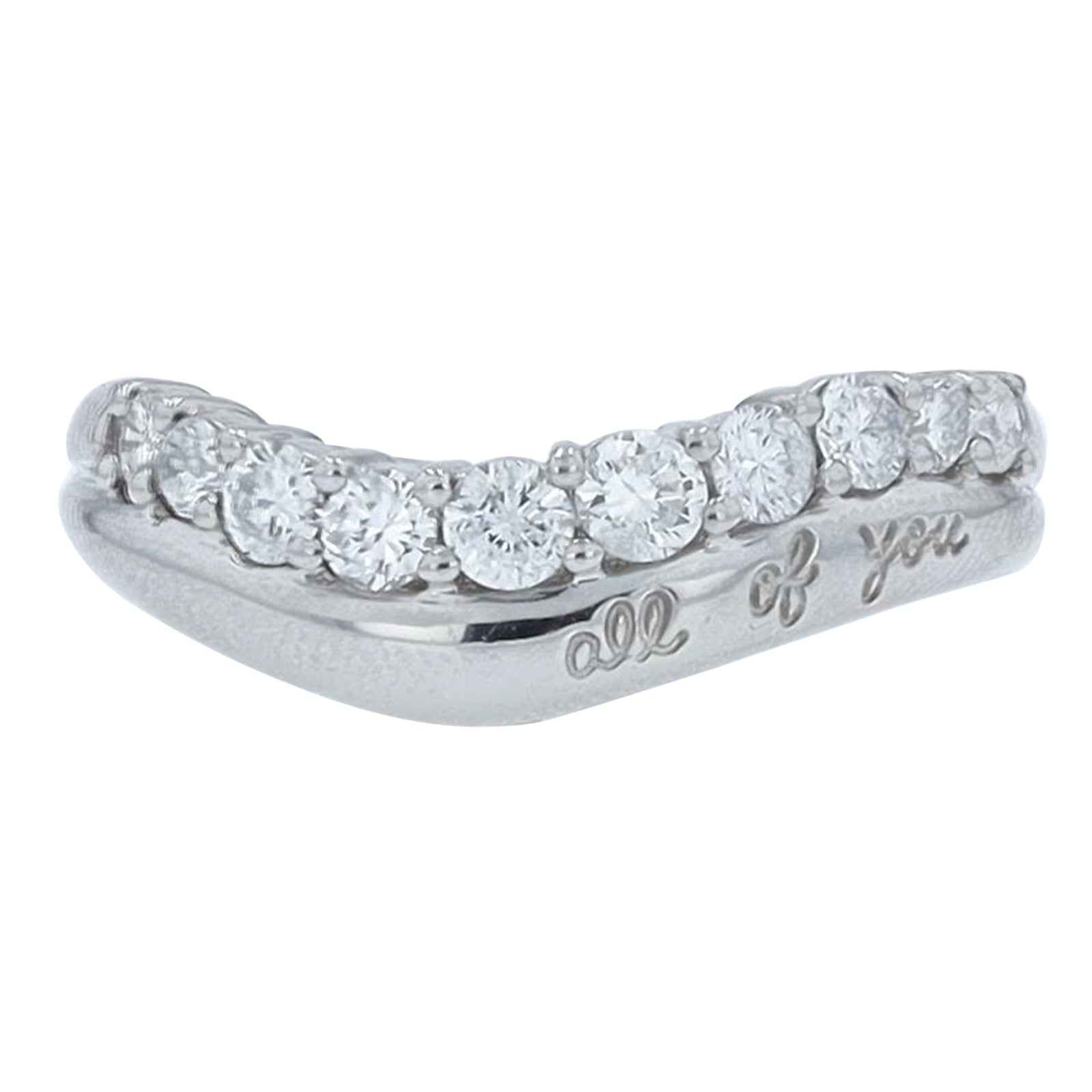 PLAT .50 CTW Diamond 'All of You' Ring