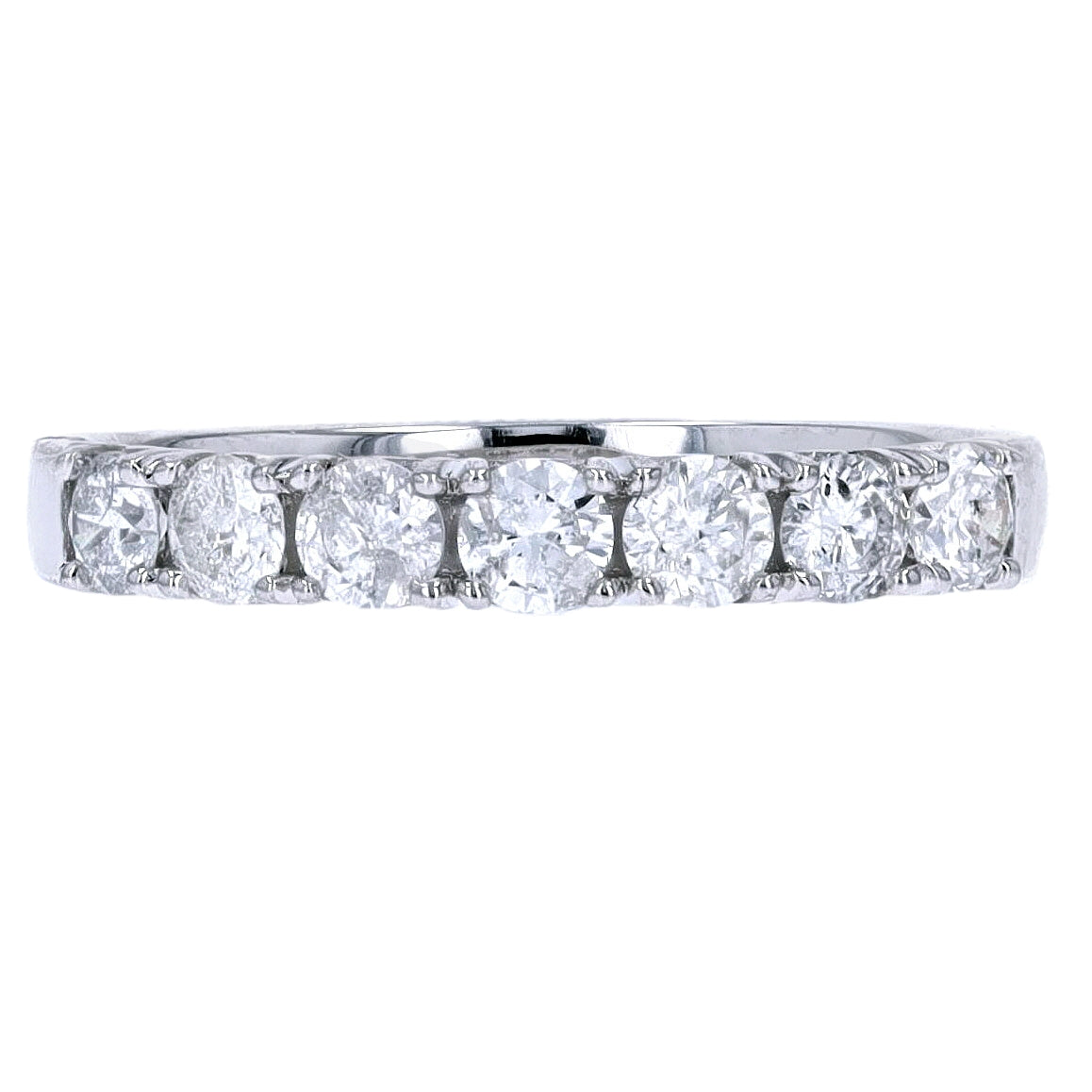 14K WG 3/4 CTW Diamond Band
