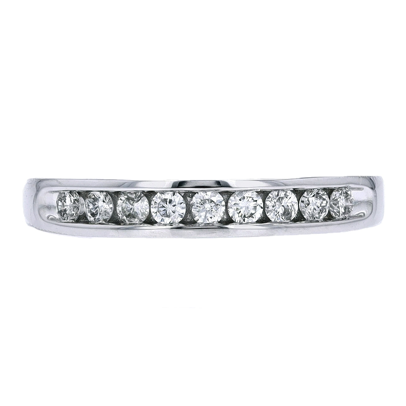 14K WG 1/4 CTW Diamond Band