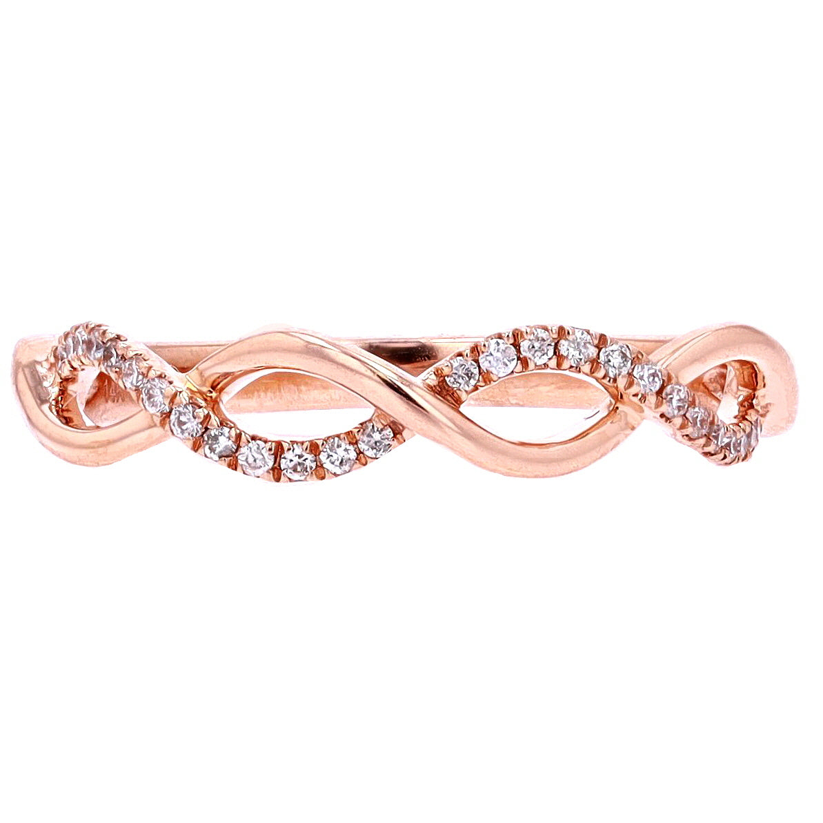 14K Diamond Infinity Band<p><strong>More Colors Available</p></strong>