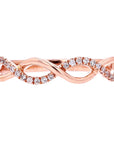 14K Diamond Infinity BandMore Colors Available