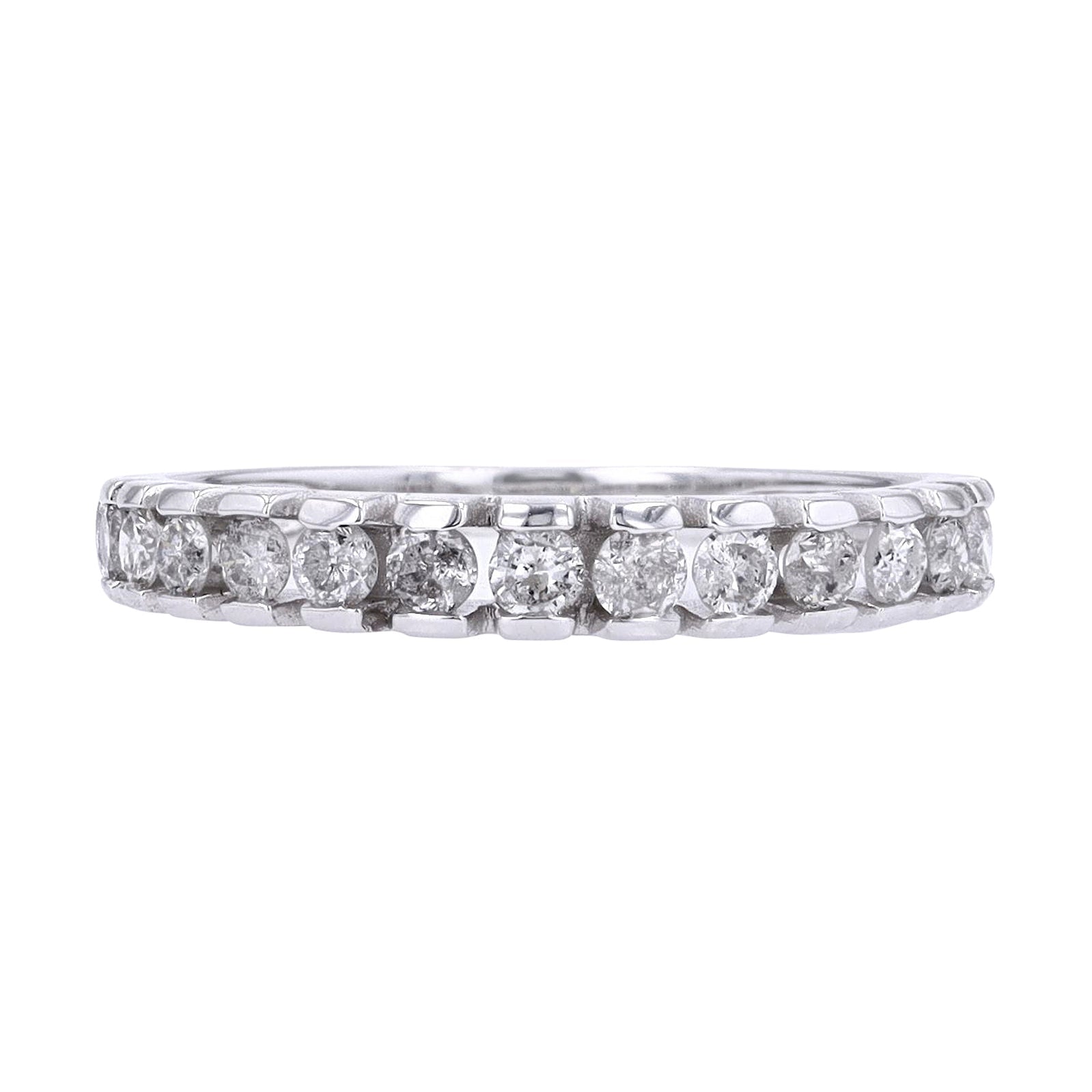 10K WG 1/2 CT Diamond Band