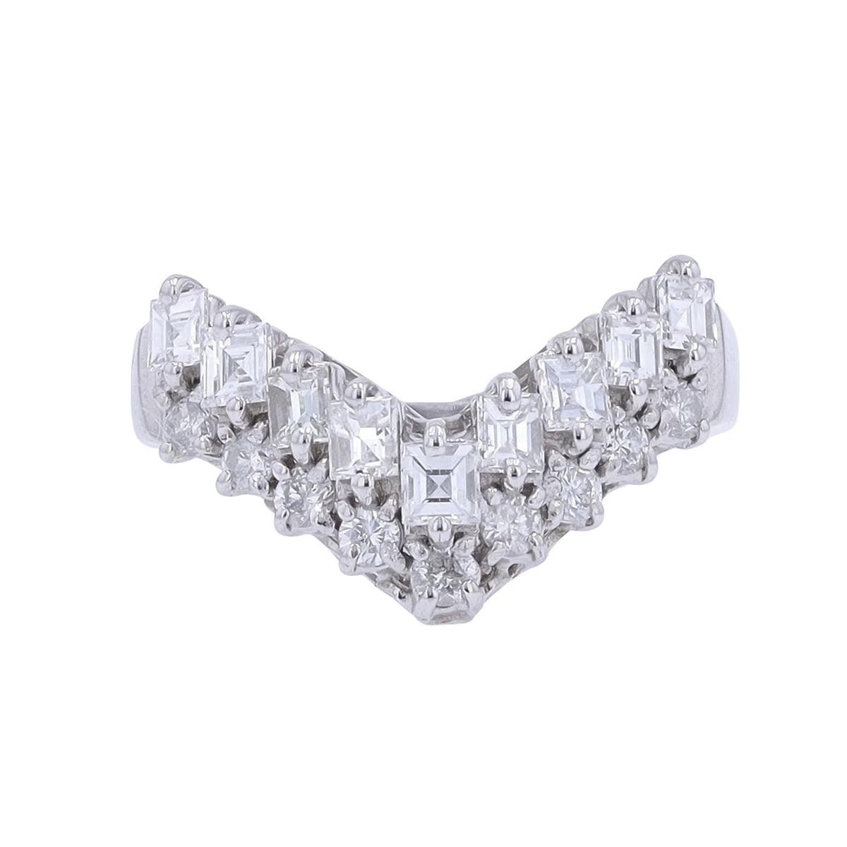PT900 1 CT Diamond Ring Wrap