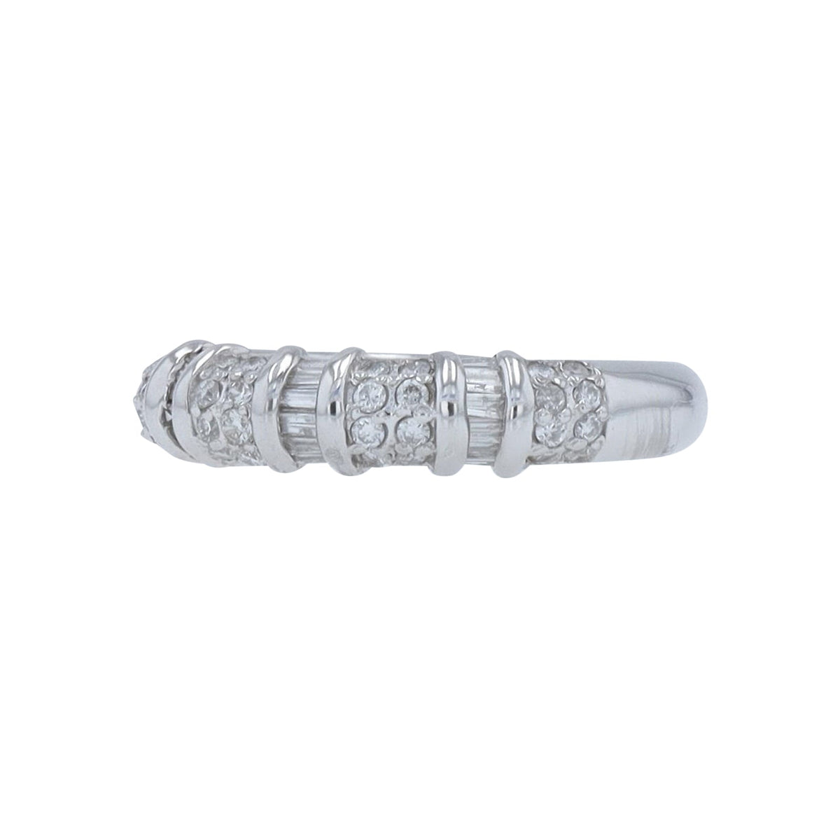 PT900 1/2 CT Diamond Band