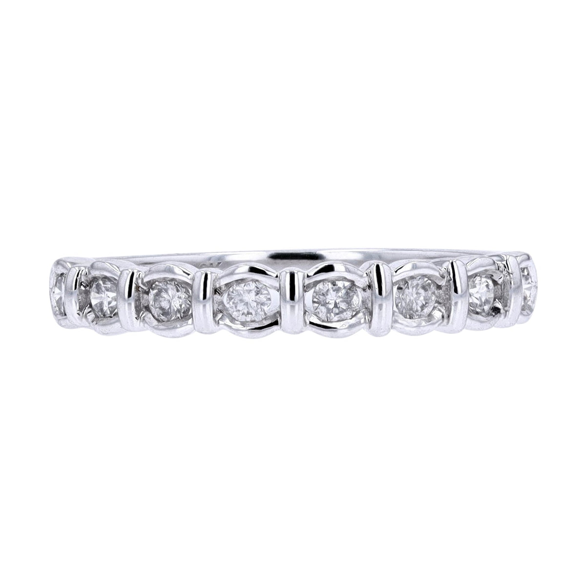 10K Woven Diamond Band<p><strong>More Colors Available</p></strong>