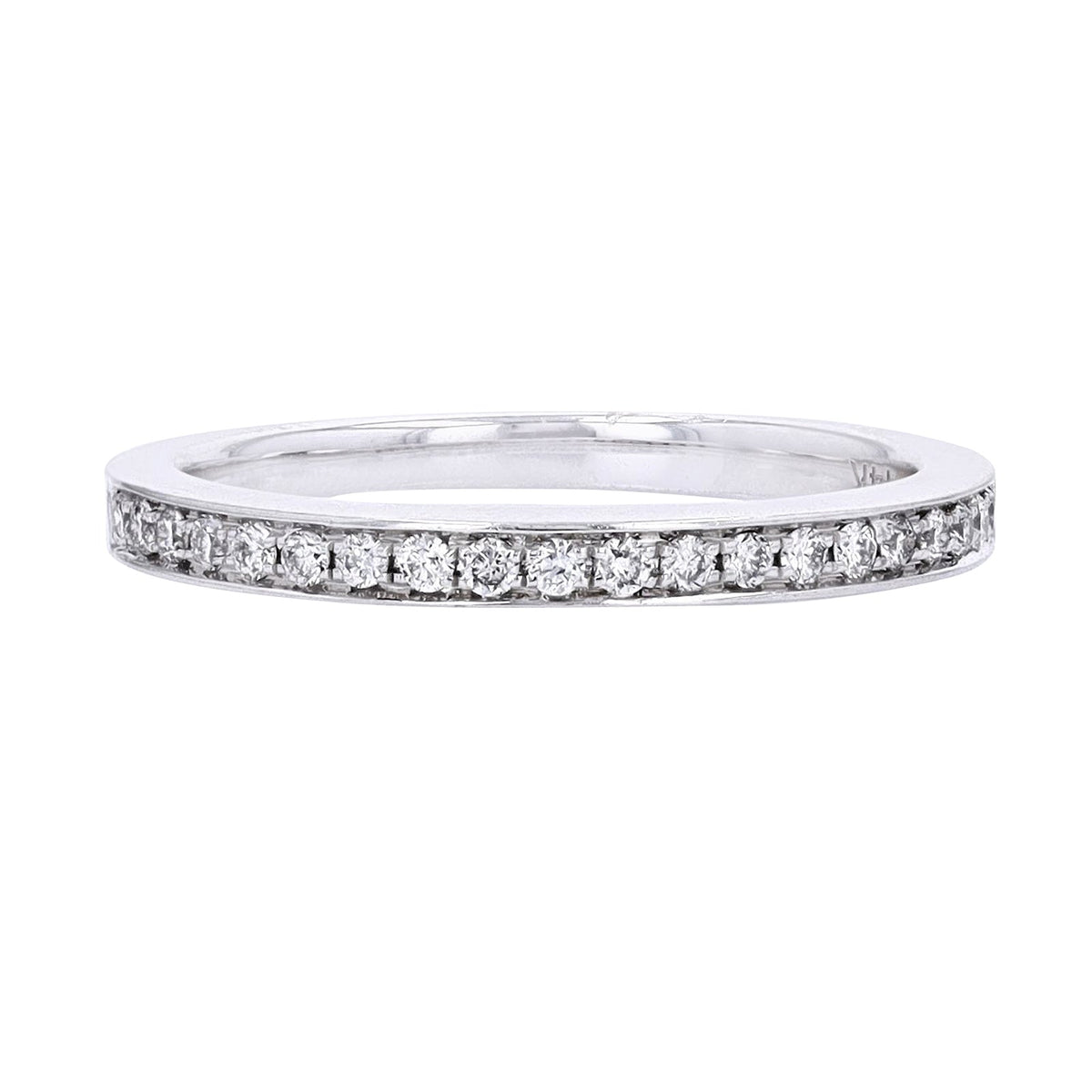 14K WG Diamond Wedding Band