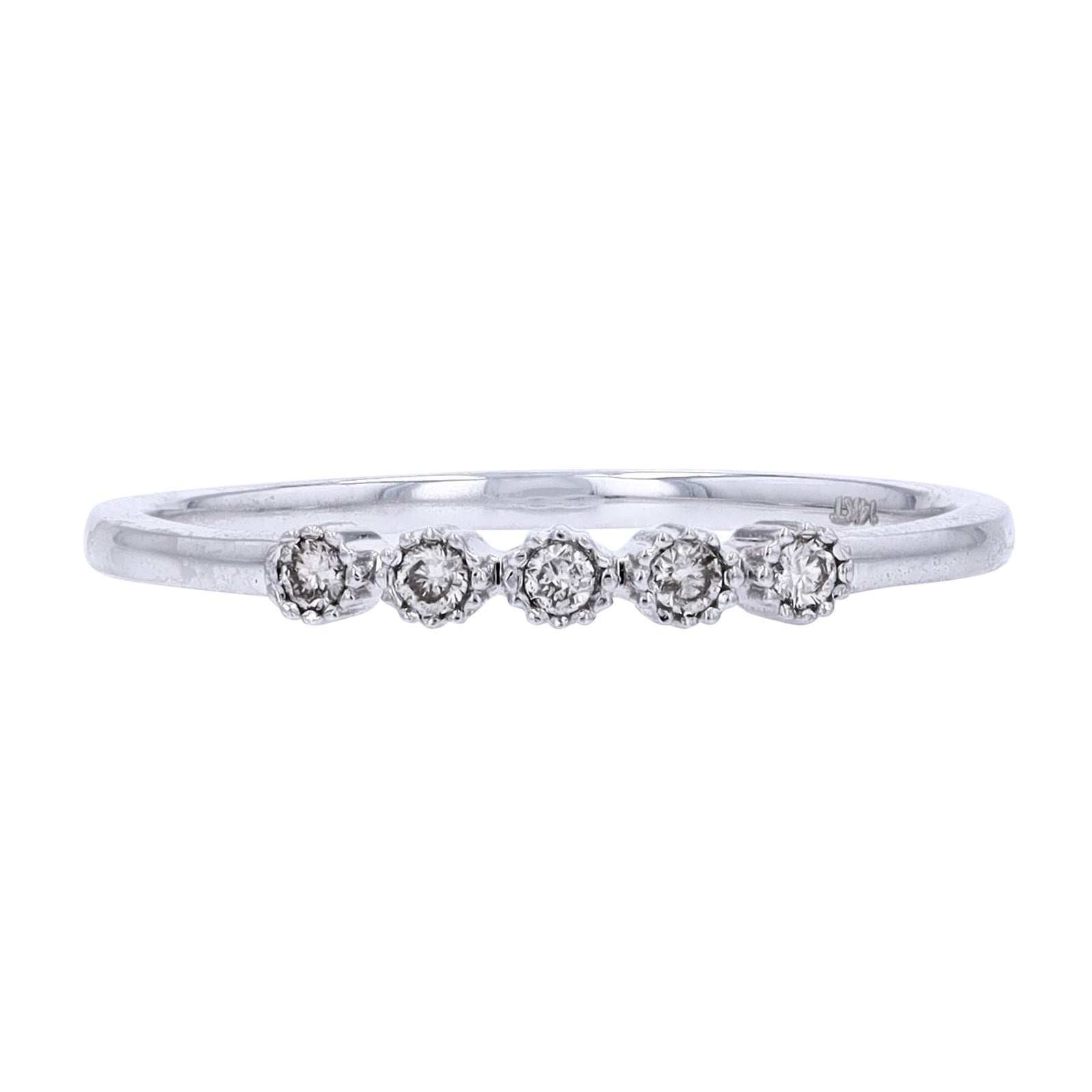 14K Five Stone Band<p><strong>More Colors Available</p></strong>
