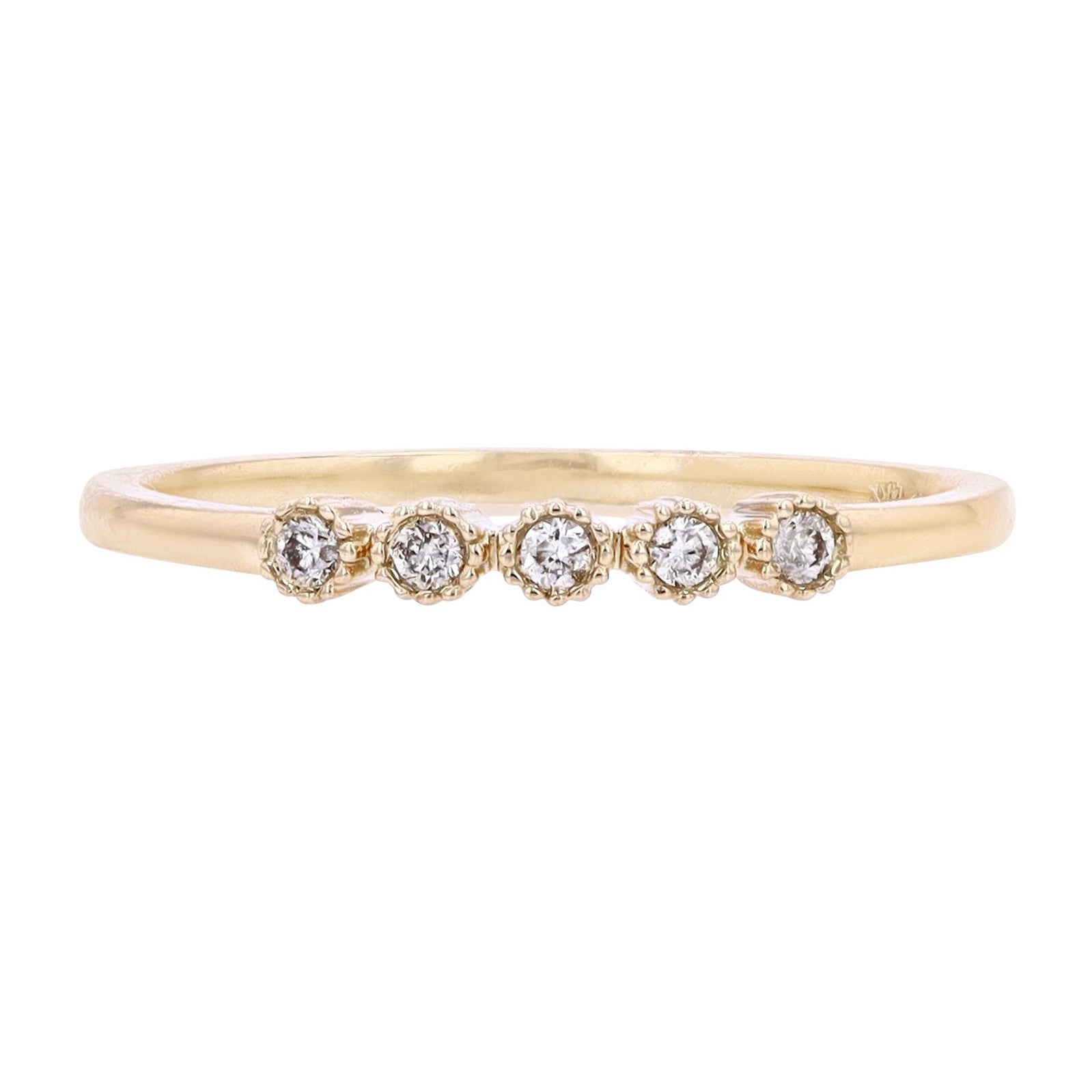 14K Five Stone Band<p><strong>More Colors Available</p></strong>