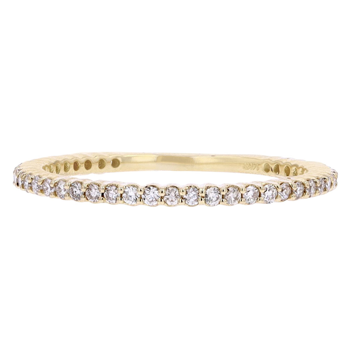 14K WG Diamond Wedding Band<p><strong>More Colors Available</p></strong>