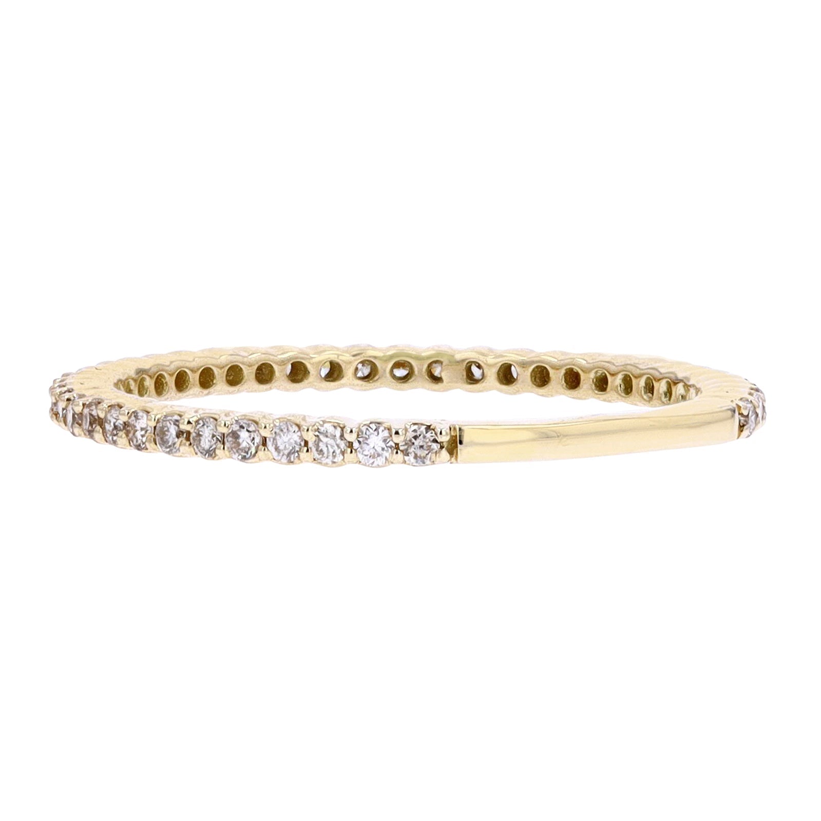 14K WG Diamond Wedding Band<p><strong>More Colors Available</p></strong>