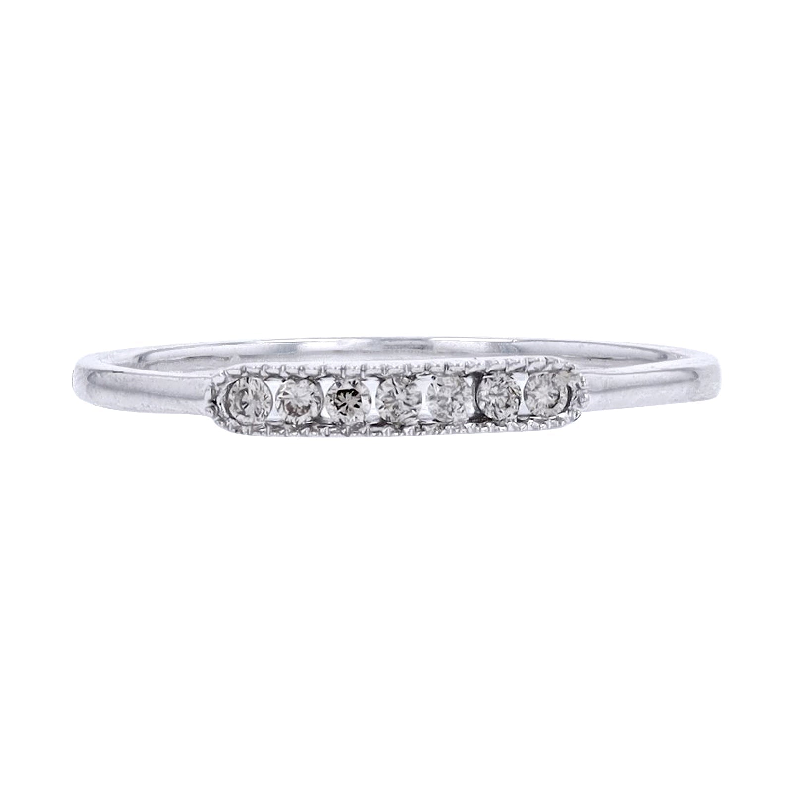 14K Diamond Stackable Band<p><strong>More Colors Available</p></strong>