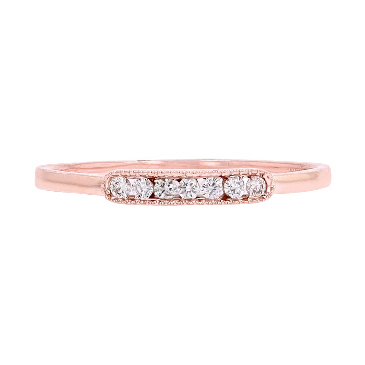 14K Diamond Stackable Band<p><strong>More Colors Available</p></strong>