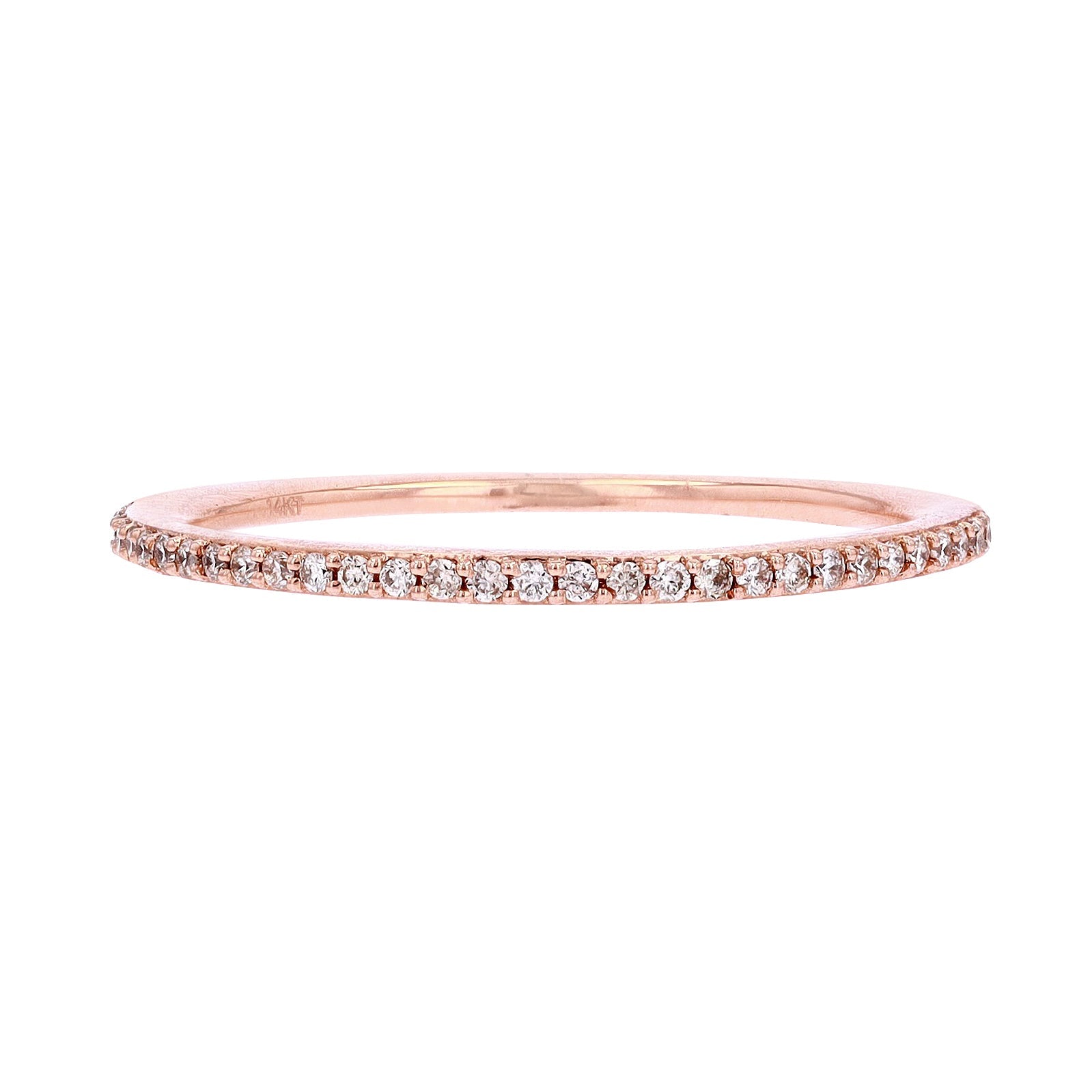 14K Diamond Wedding Band<p><strong>More Colors Available</p></strong>