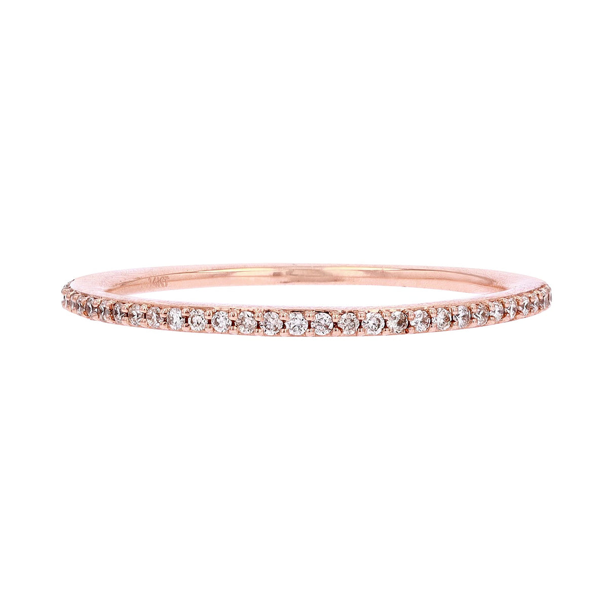 14K Diamond Wedding Band<p><strong>More Colors Available</p></strong>