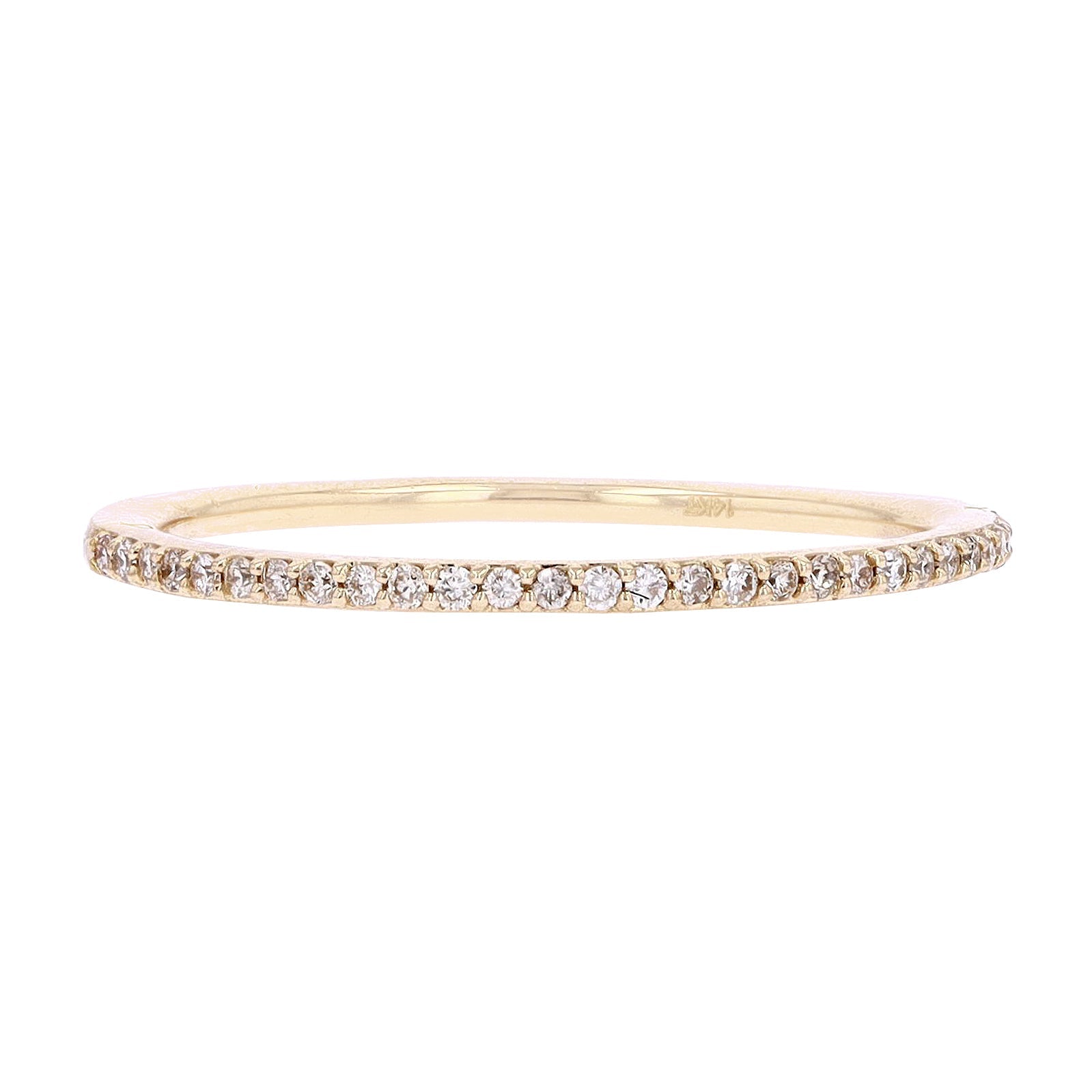 14K Diamond Wedding Band<p><strong>More Colors Available</p></strong>