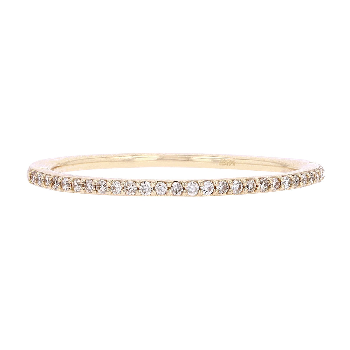 14K Diamond Wedding Band<p><strong>More Colors Available</p></strong>