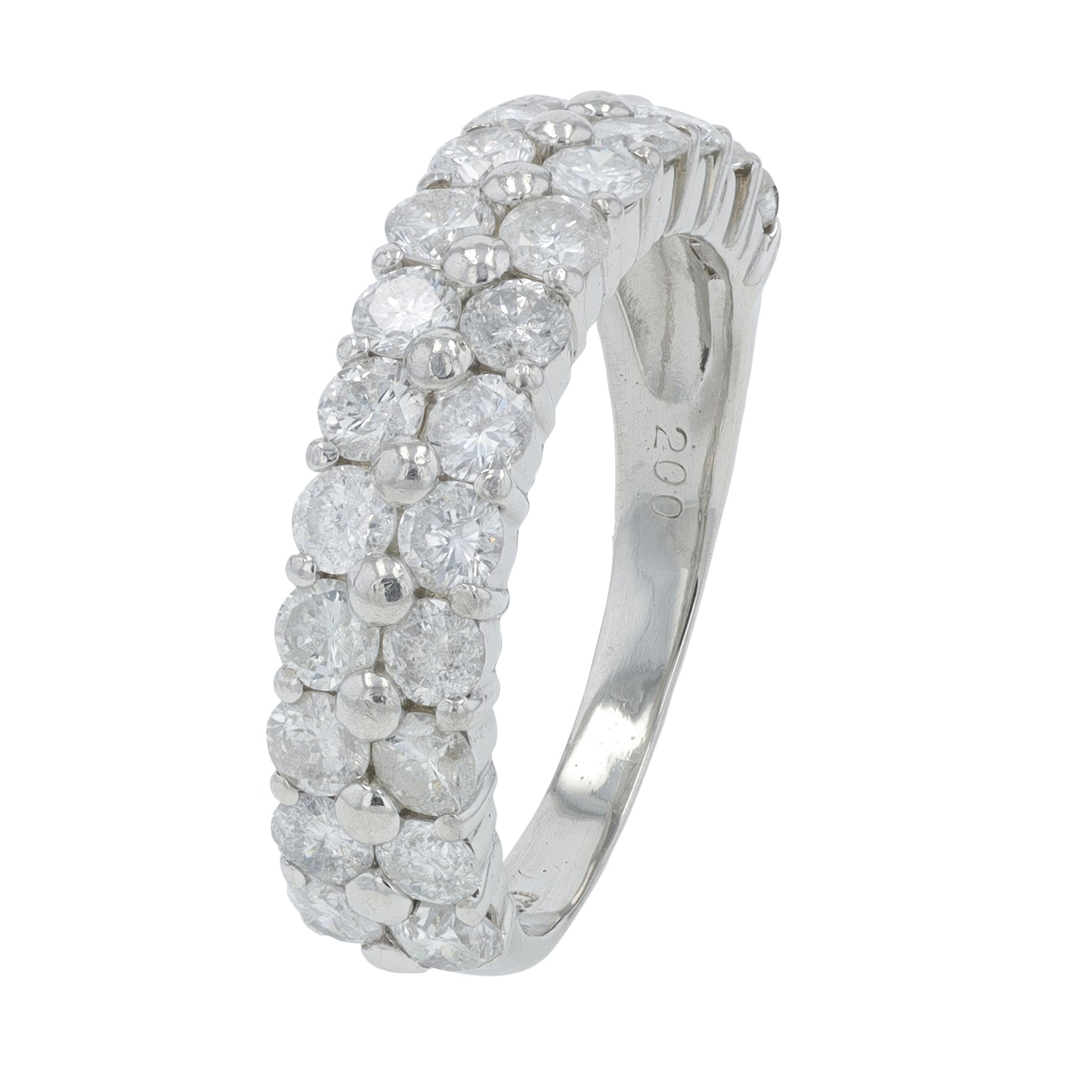 PT900 2 CT Diamond Band