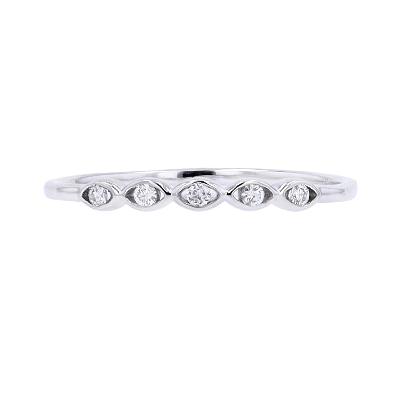 10K Diamond Scalloped Band<p><strong>More Colors Available</p></strong>
