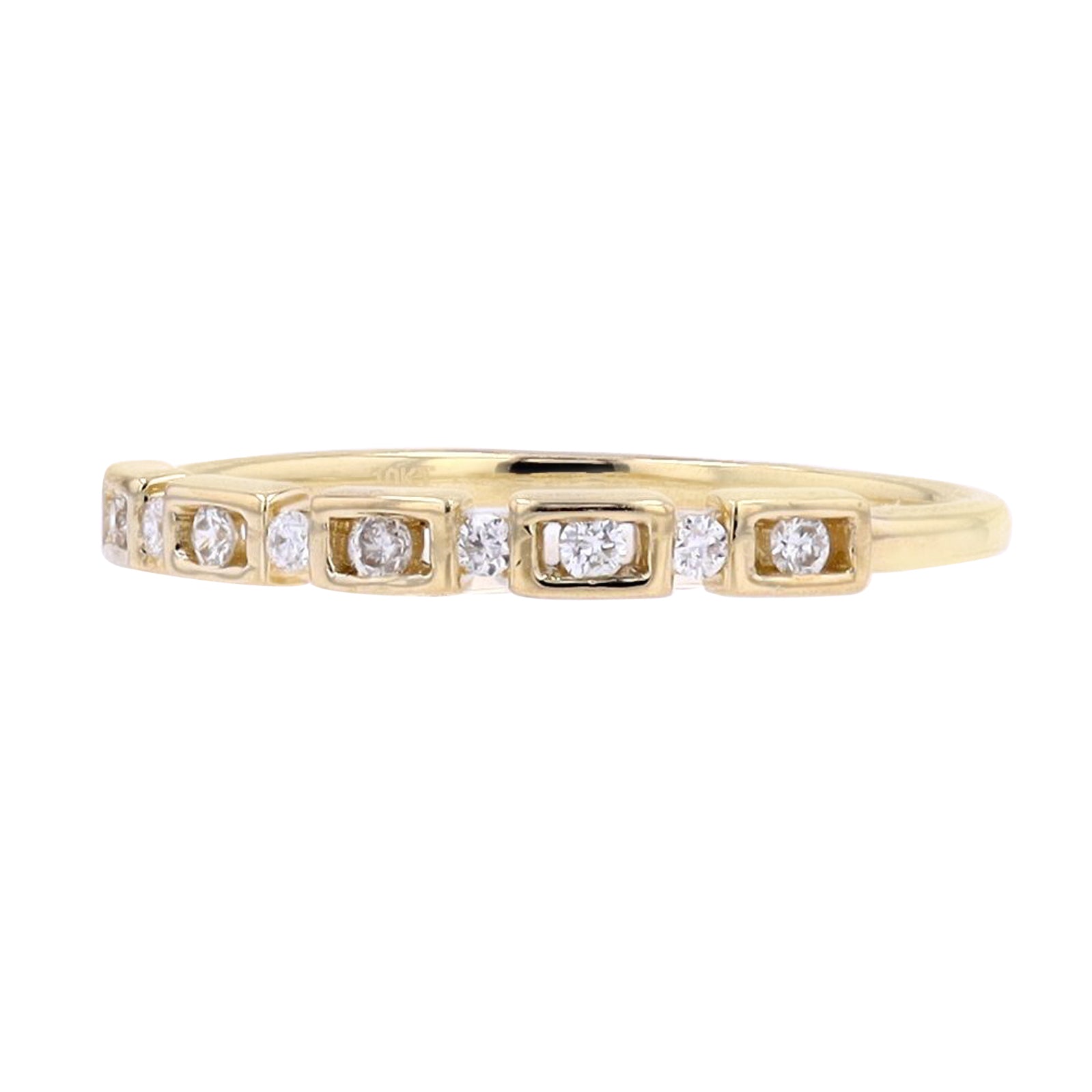 10K Diamond Band<p><strong>More Colors Available</p></strong>