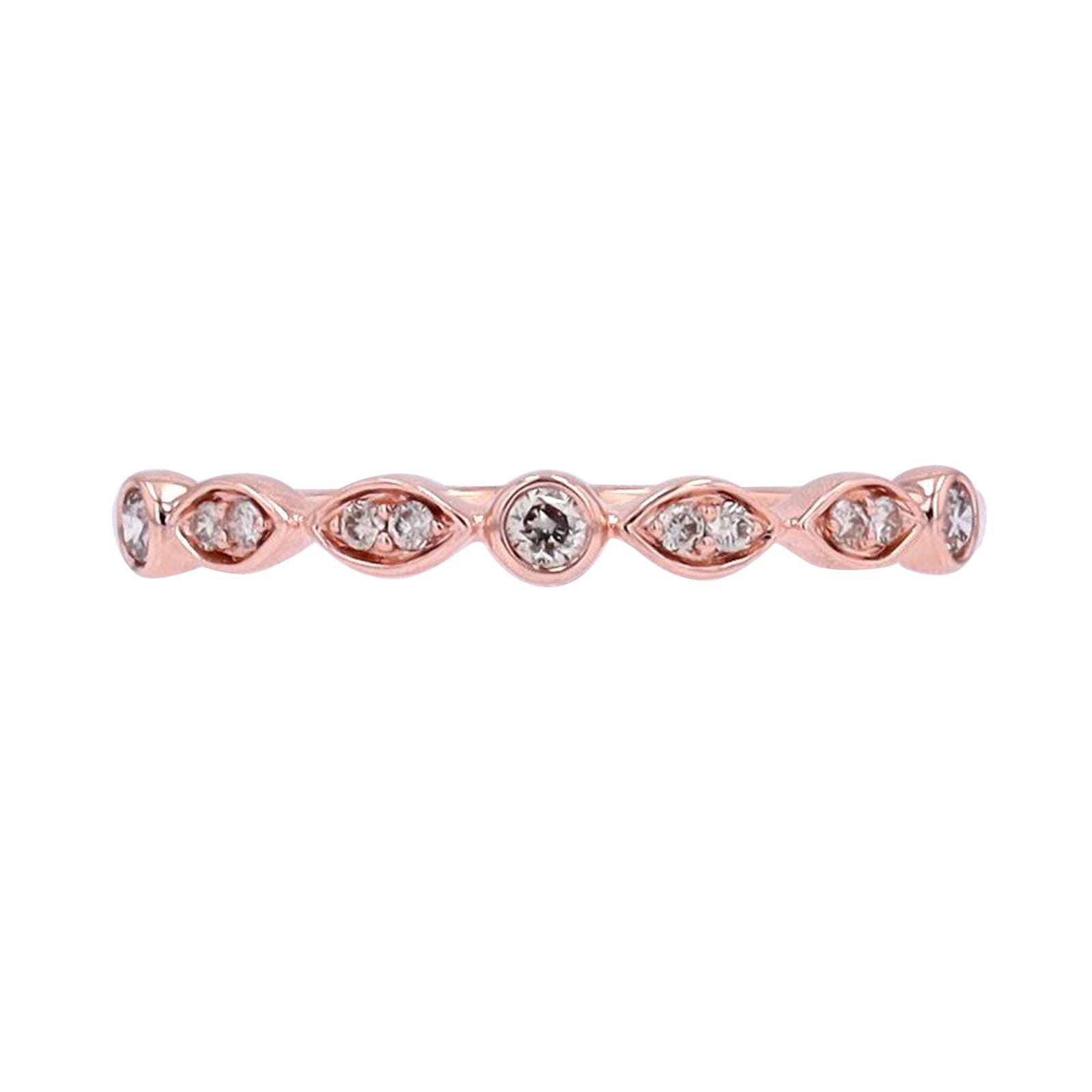 10K Diamond Stackable Band<p><strong>More Colors Available</p></strong>