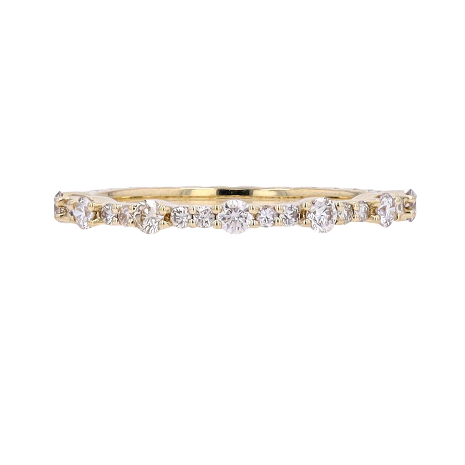 10K Diamond Stackable Band<p><strong>More Colors Available</p></strong>
