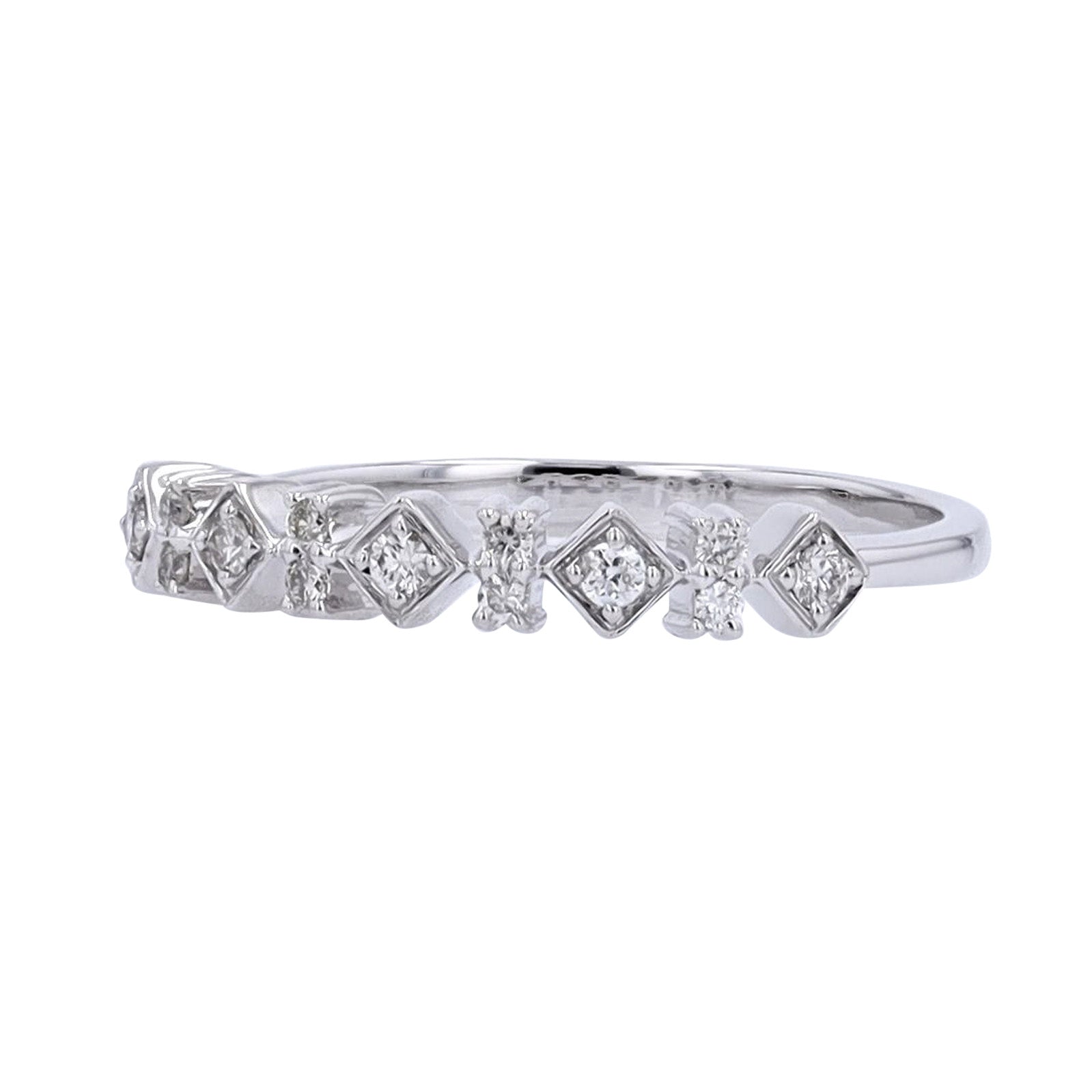 10K Diamond Stackable Band<p><strong>More Colors Available</p></strong>