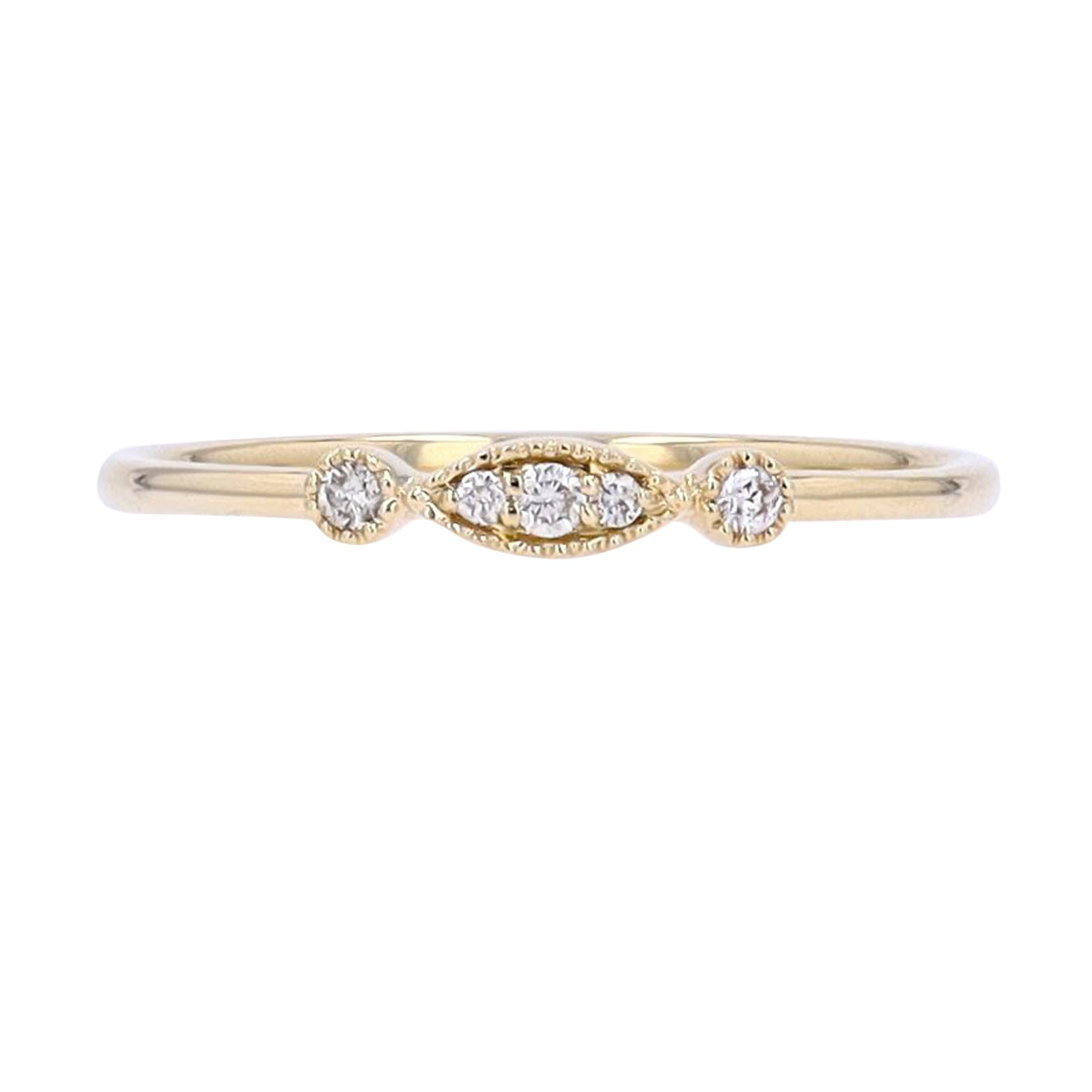 10K Diamond Stackable Ring<p><strong>More Colors Available</p></strong>