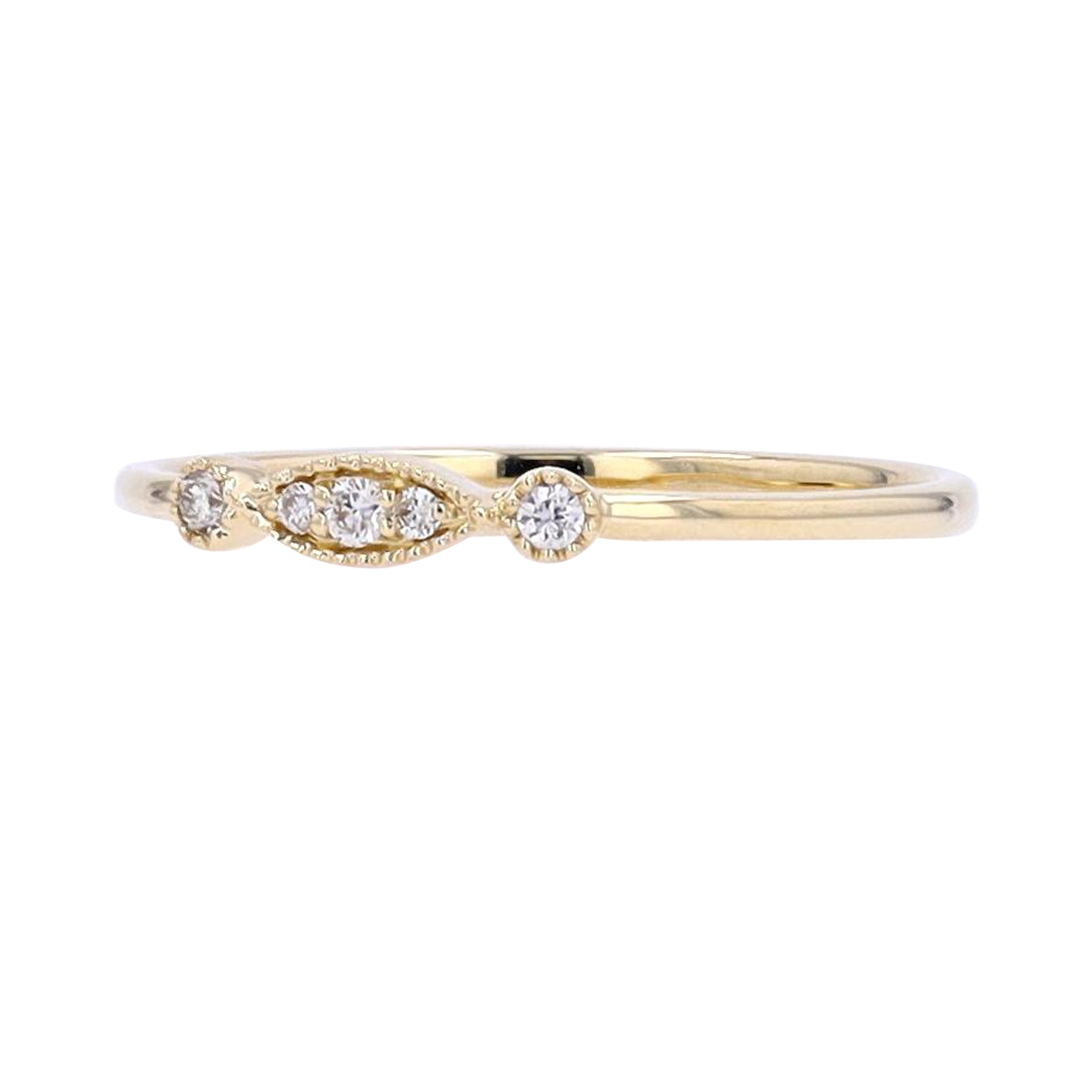 10K Diamond Stackable Ring<p><strong>More Colors Available</p></strong>