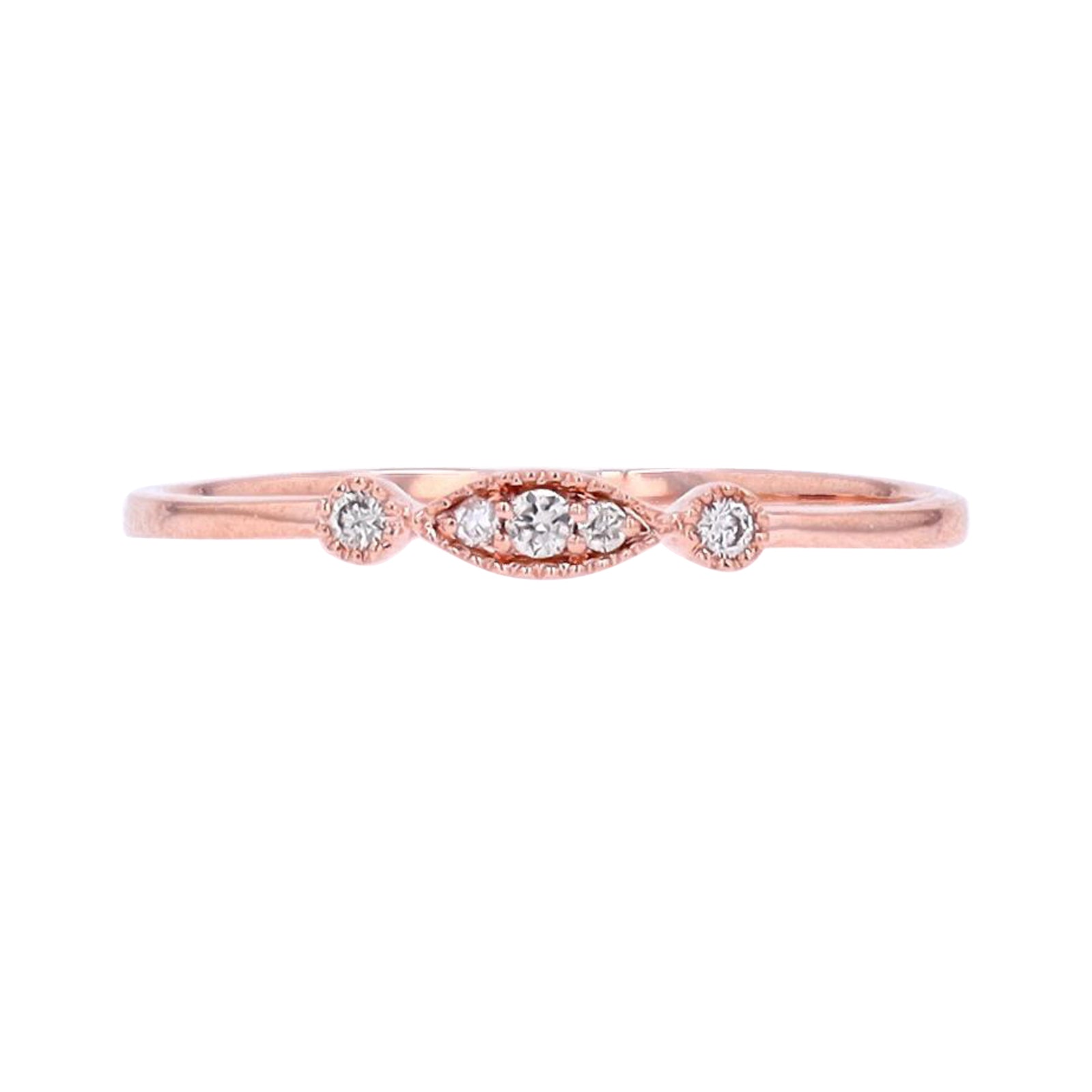 10K Diamond Stackable Ring<p><strong>More Colors Available</p></strong>