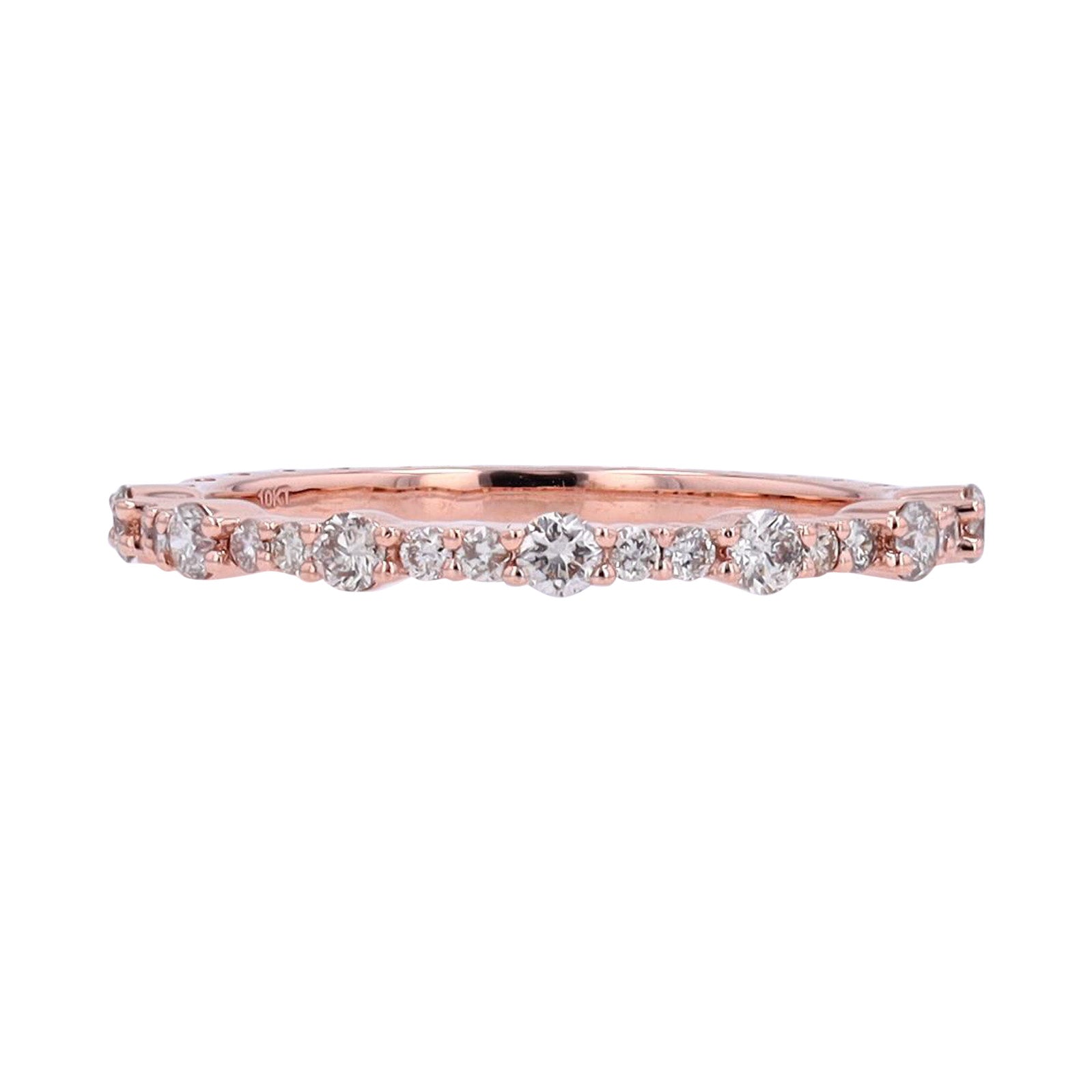 10K Diamond Stackable Band<p><strong>More Colors Available</p></strong>