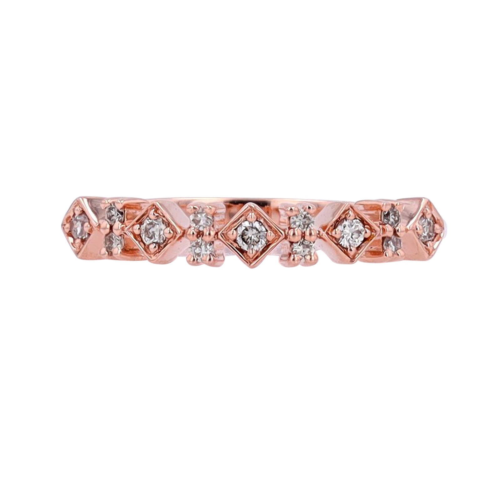 10K Diamond Stackable Band<p><strong>More Colors Available</p></strong>