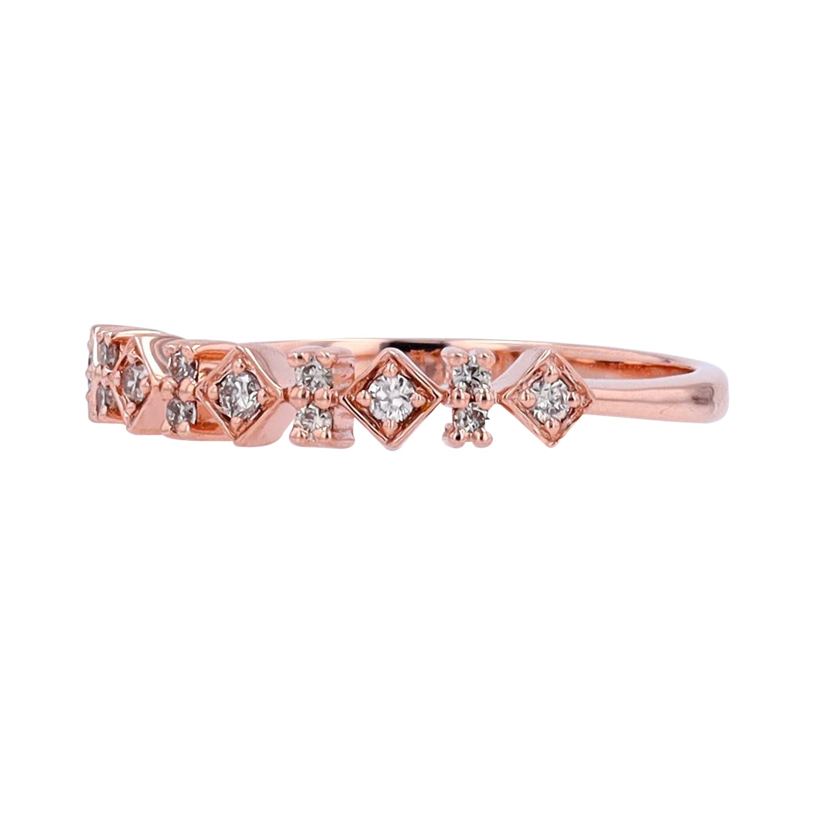 10K Diamond Stackable Band<p><strong>More Colors Available</p></strong>