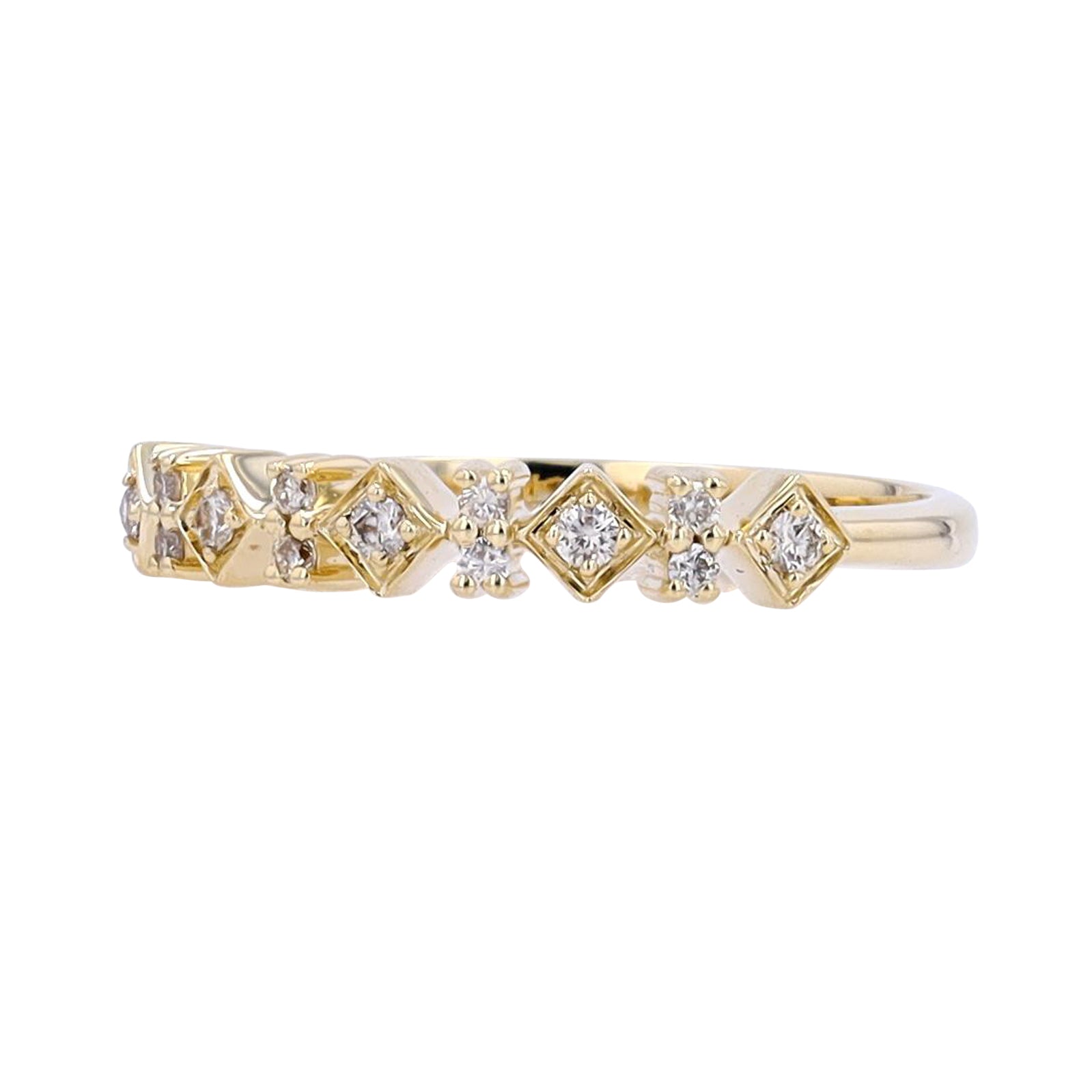 10K Diamond Stackable Band<p><strong>More Colors Available</p></strong>
