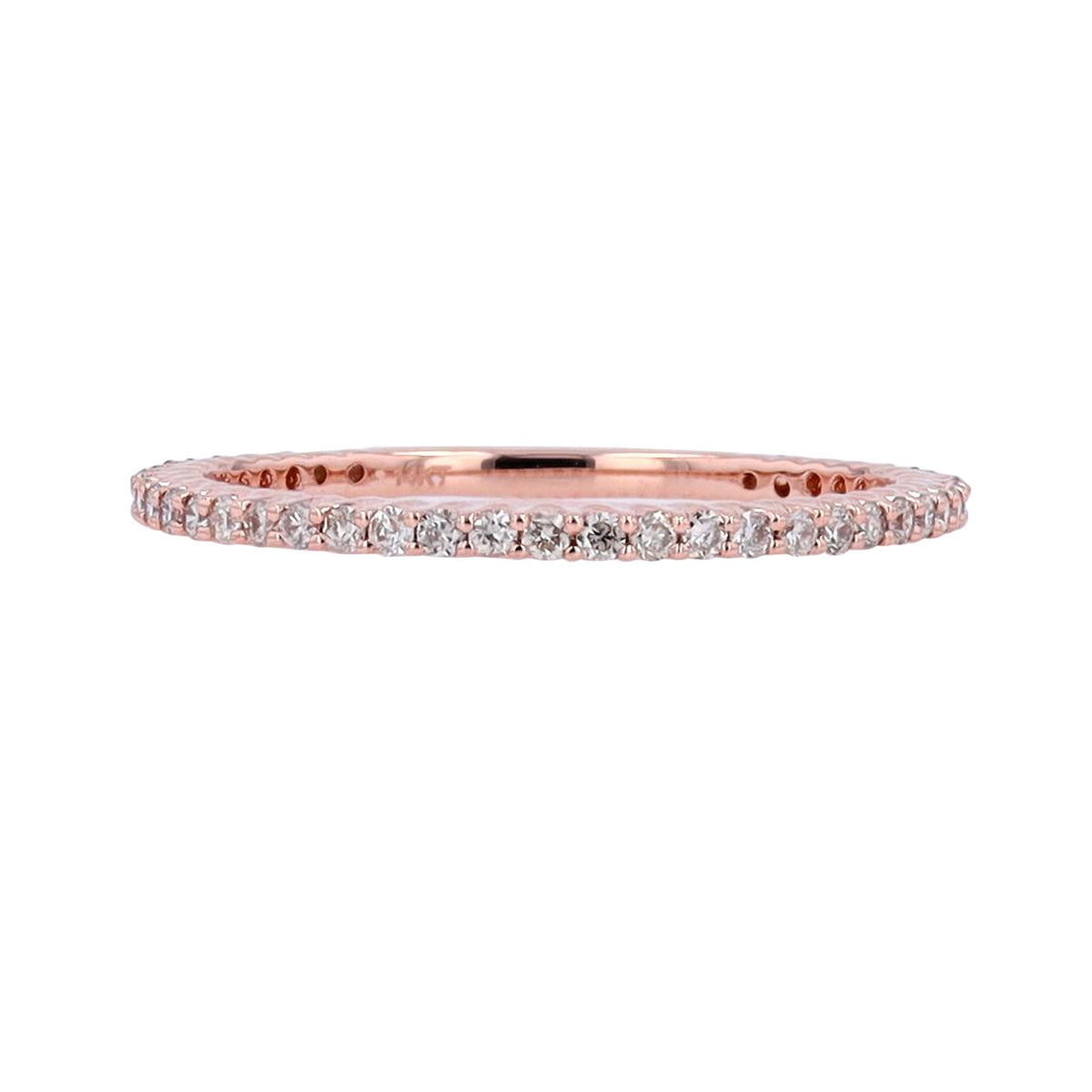 14K Diamond Wedding Band<p><strong>More Colors Available</p></strong>