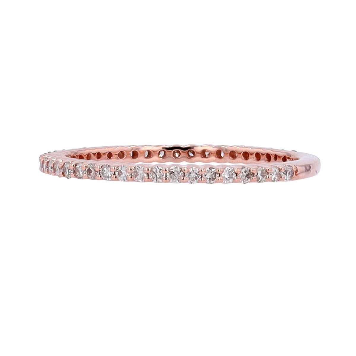 14K Diamond Wedding Band<p><strong>More Colors Available</p></strong>