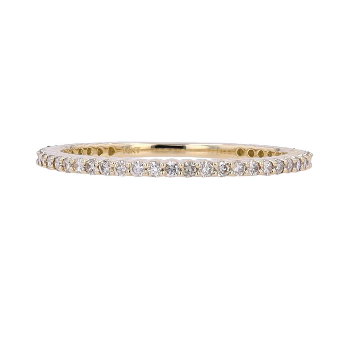 14K Diamond Wedding Band<p><strong>More Colors Available</p></strong>