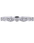 10K Diamond Stackable Wedding BandMore Colors Available