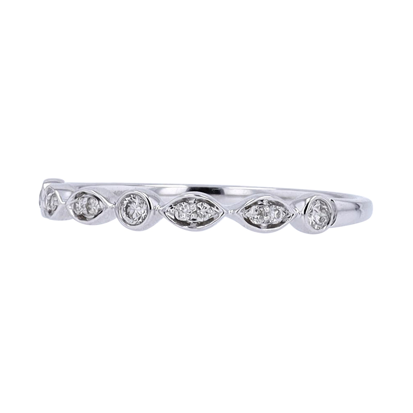 10K Diamond Stackable Band<p><strong>More Colors Available</p></strong>