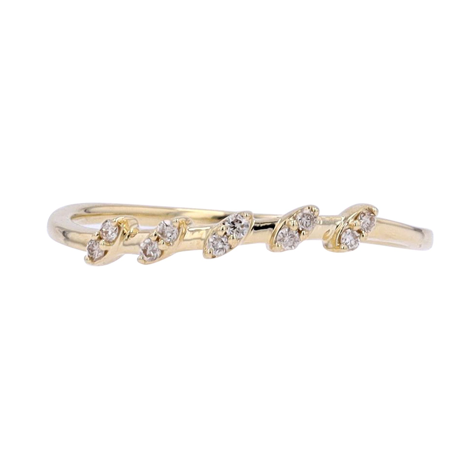 10K Diamond Stackable Band<p><strong>More Colors Available</p></strong>