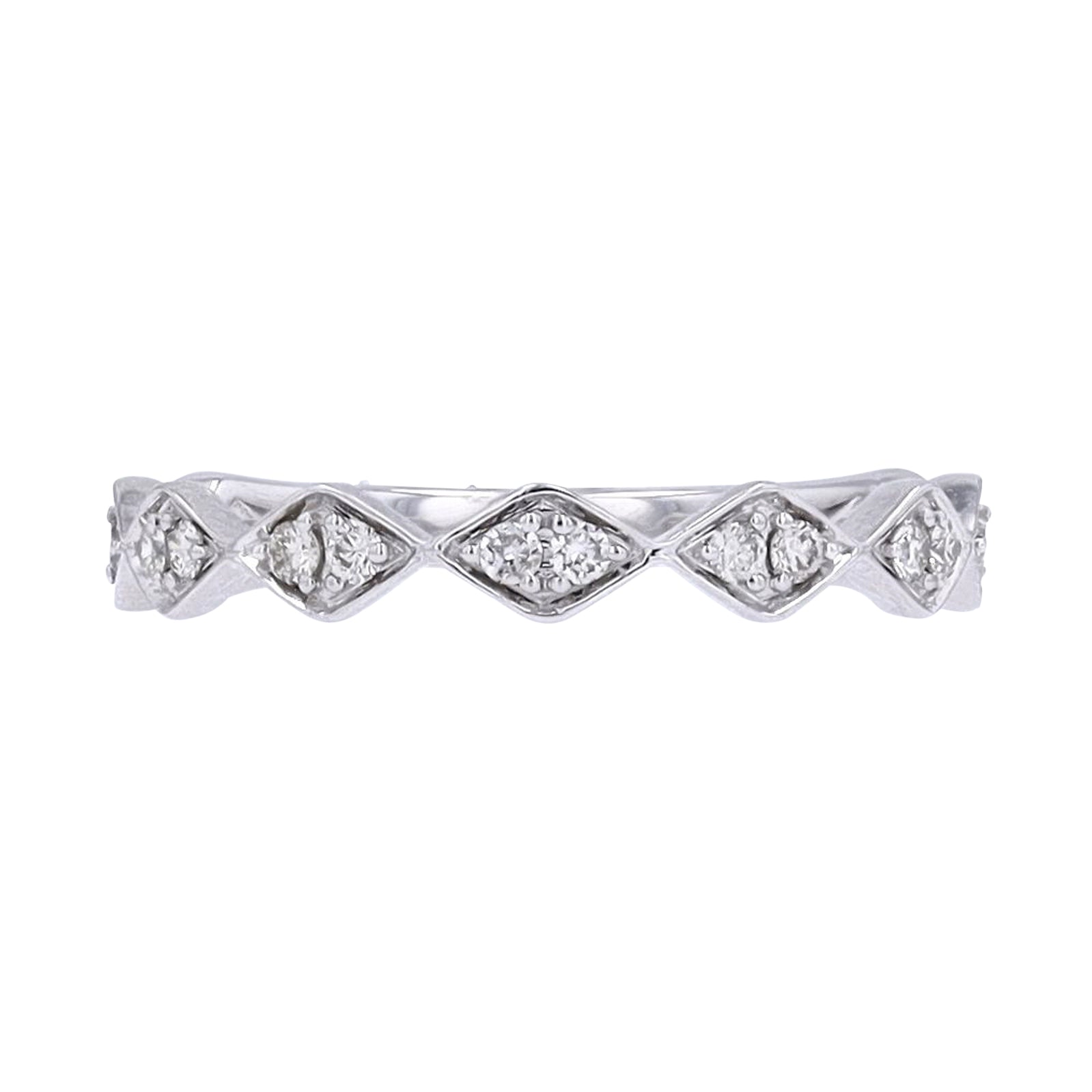 10K 0.22 CT Diamond Stackable Band<p><strong>More Colors Available</p></strong>