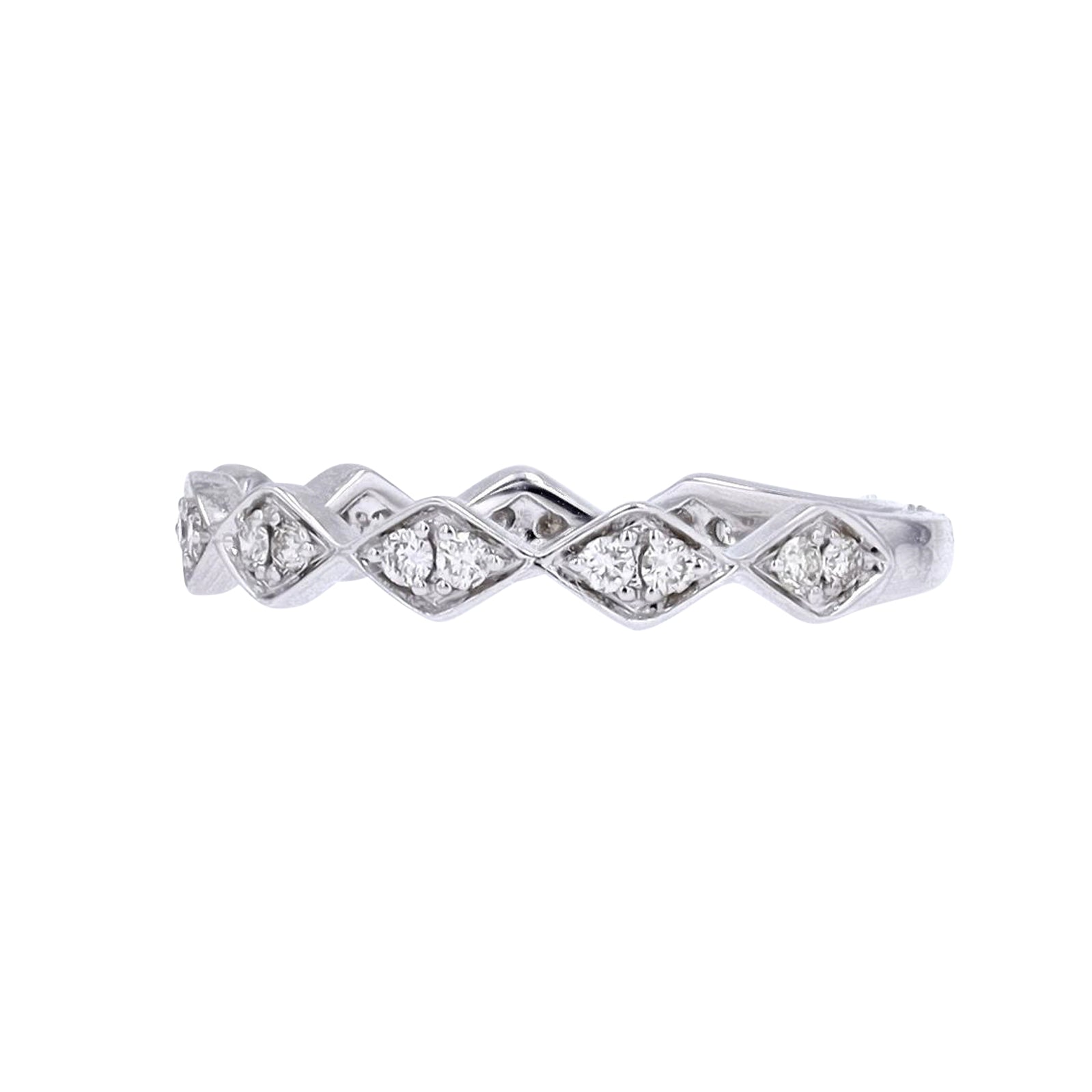 10K 0.22 CT Diamond Stackable Band<p><strong>More Colors Available</p></strong>