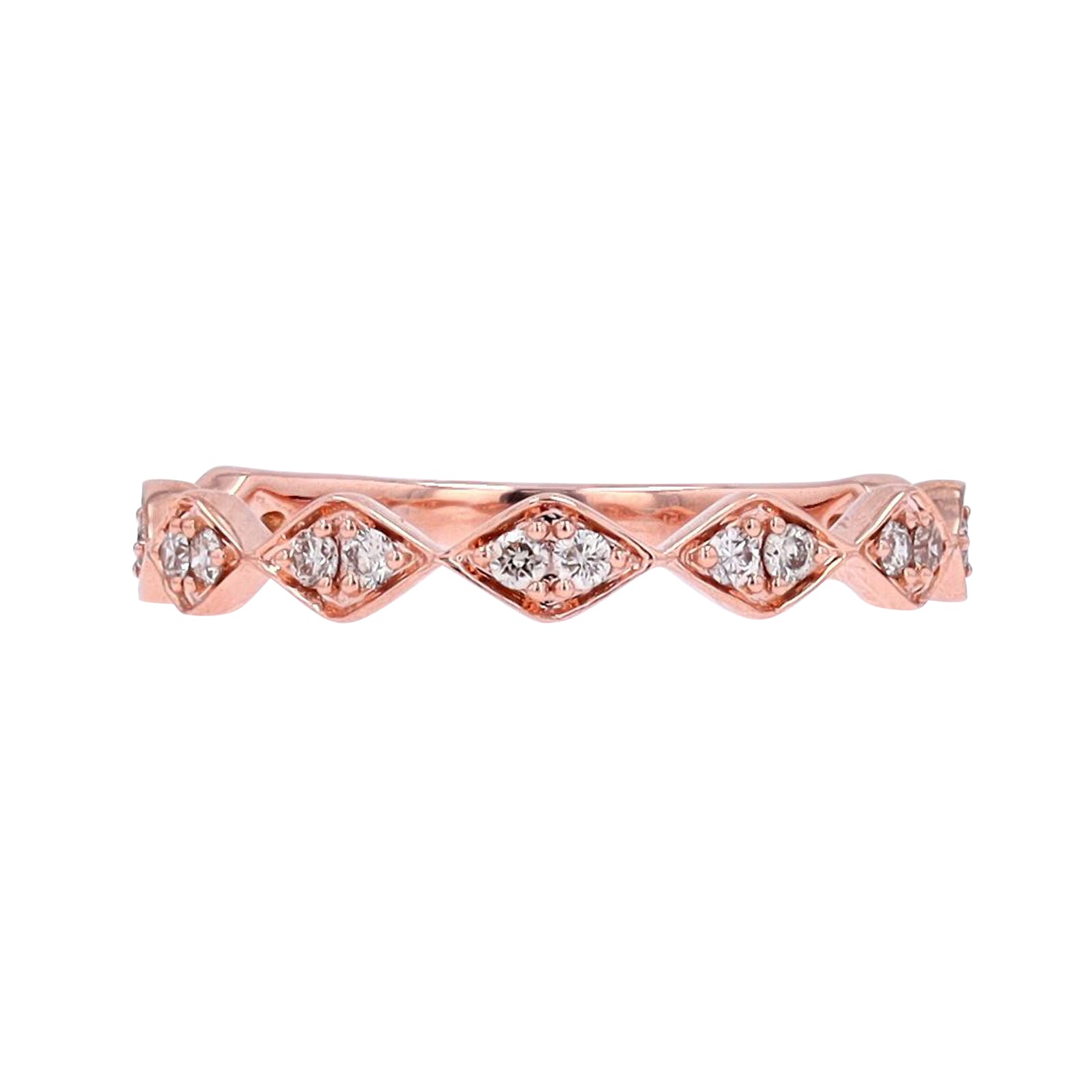 10K 0.22 CT Diamond Stackable Band<p><strong>More Colors Available</p></strong>