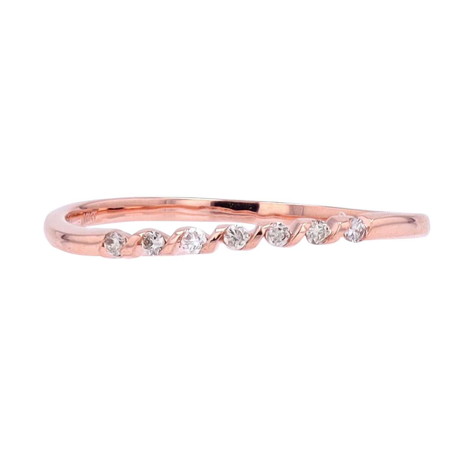 10K Diamond Stackable Band <p><strong>More Colors Available</p></strong>