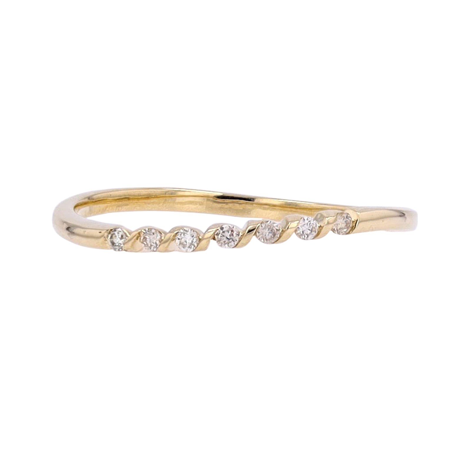 10K Diamond Stackable Band <p><strong>More Colors Available</p></strong>