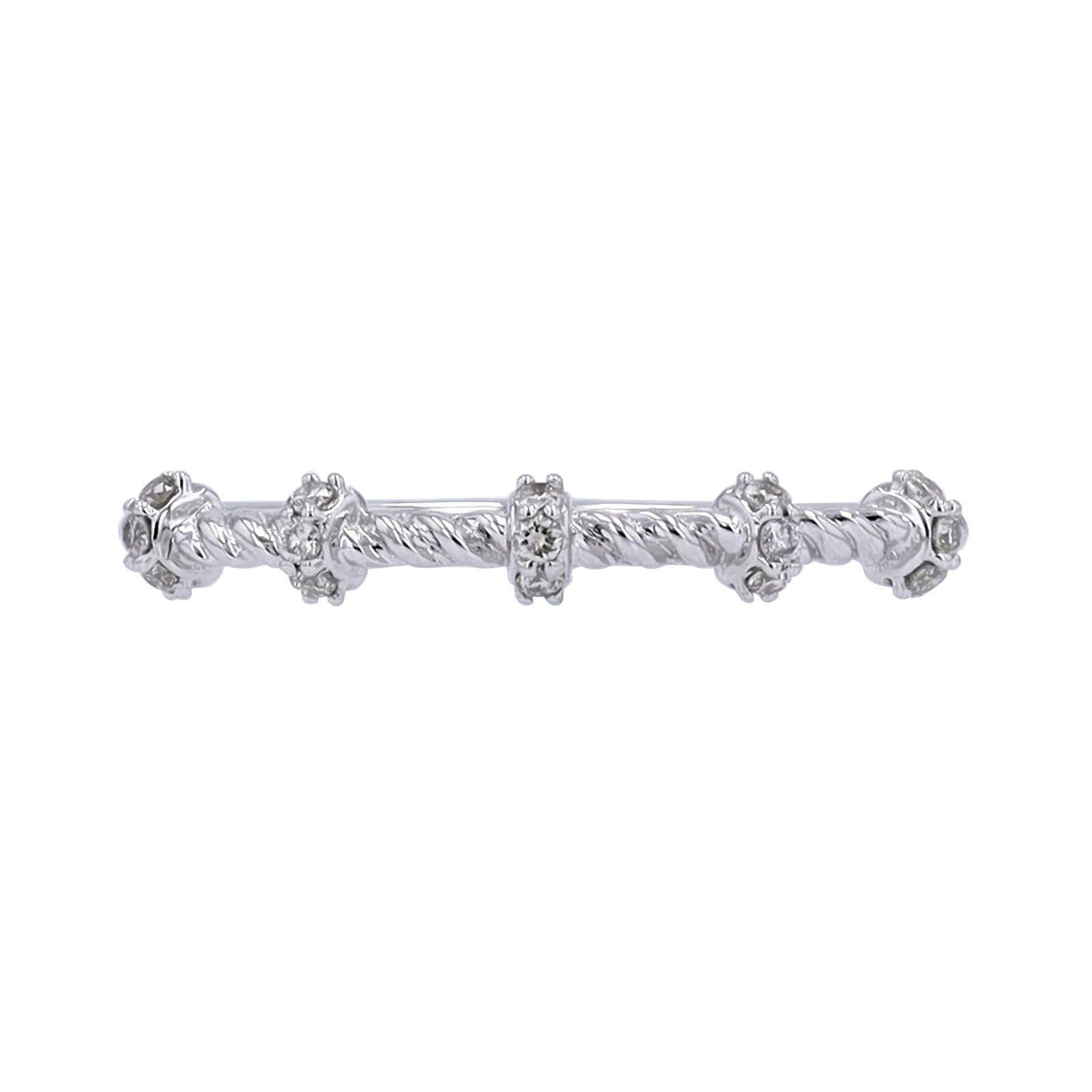 10K Diamond Stackable Band<p><strong>More Colors Available</p></strong>